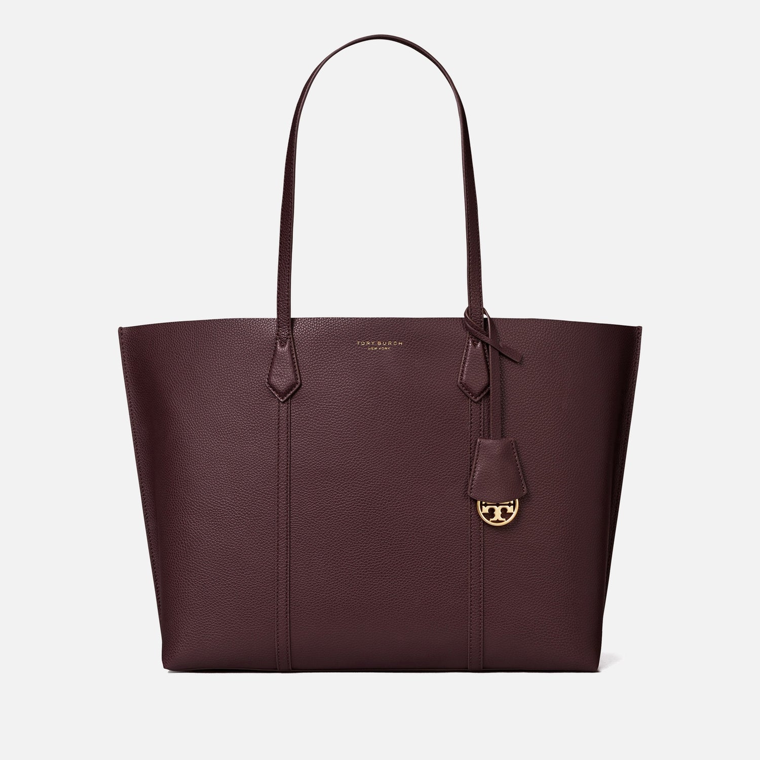 Tory Burch Perry Triple-Compartment Leather Tote