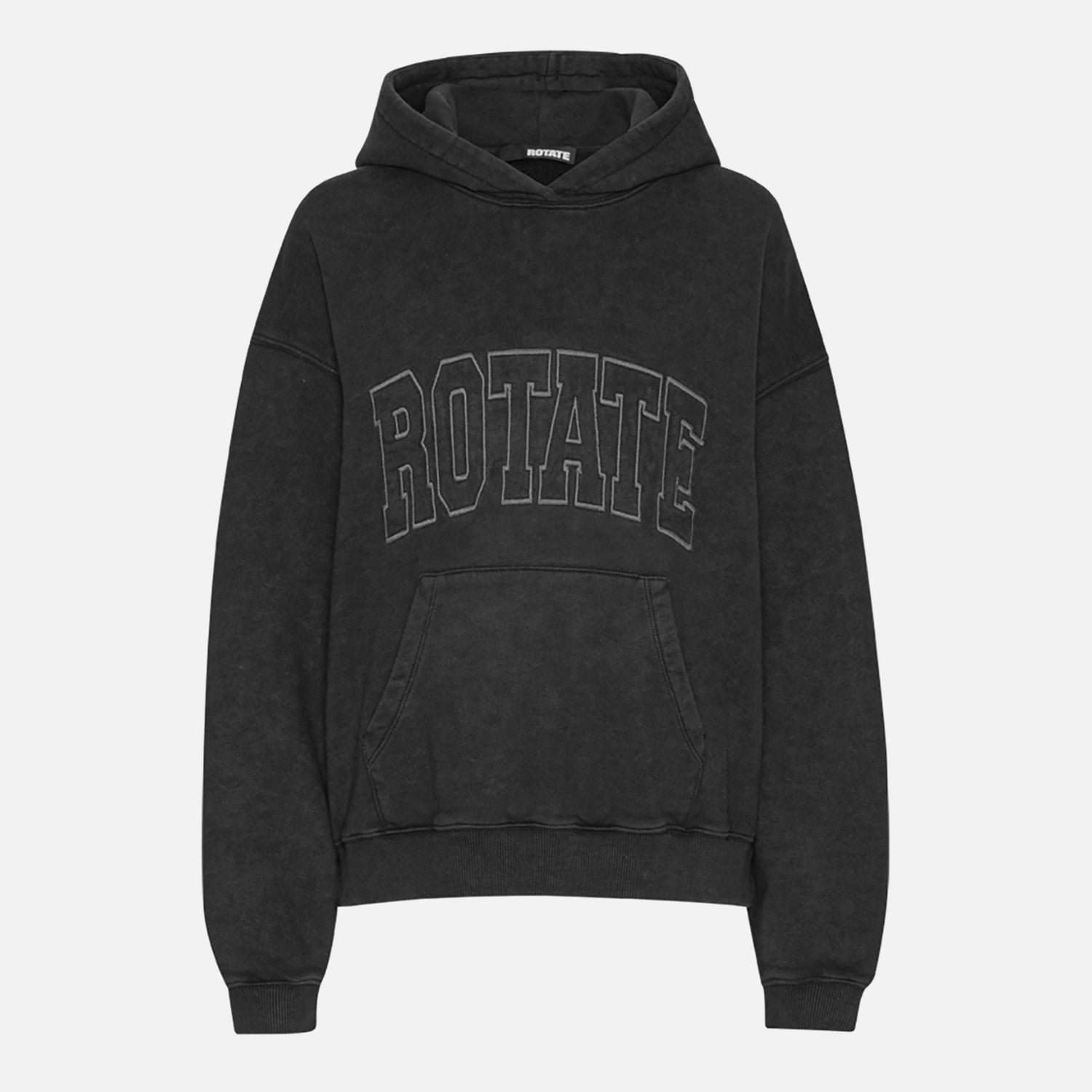 Rotate Sunday Washed Heavy Cotton-Jersey Hoodie - XS