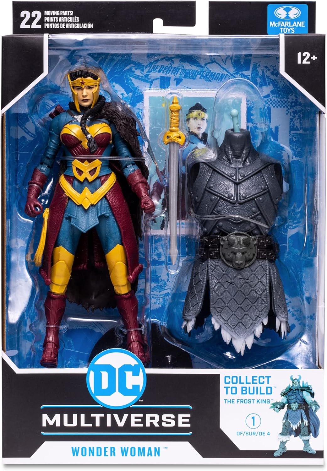 DC BUILD-A 7IN FIGURES WV7 - ENDLESS WINTER - WONDER WOMAN