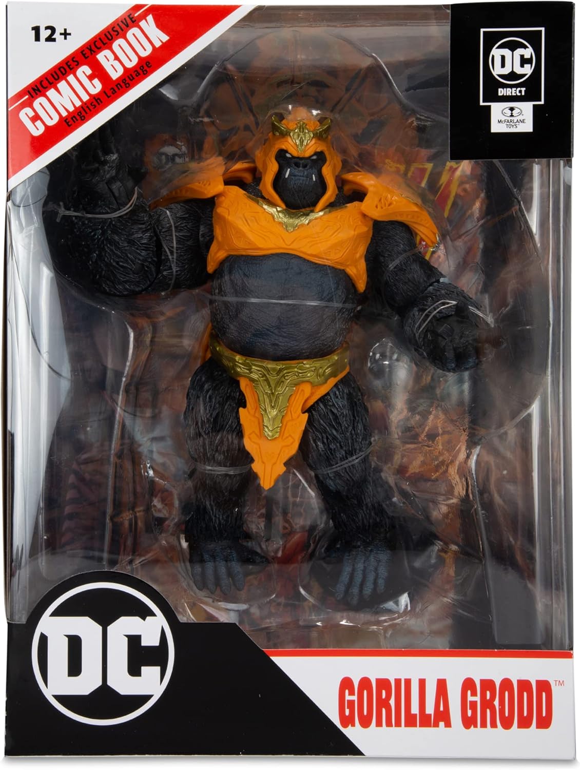 McFarlane DC DIRECT - COMIC WITH MEGA FIGURE - THE FLASH - GORILLA GRODD