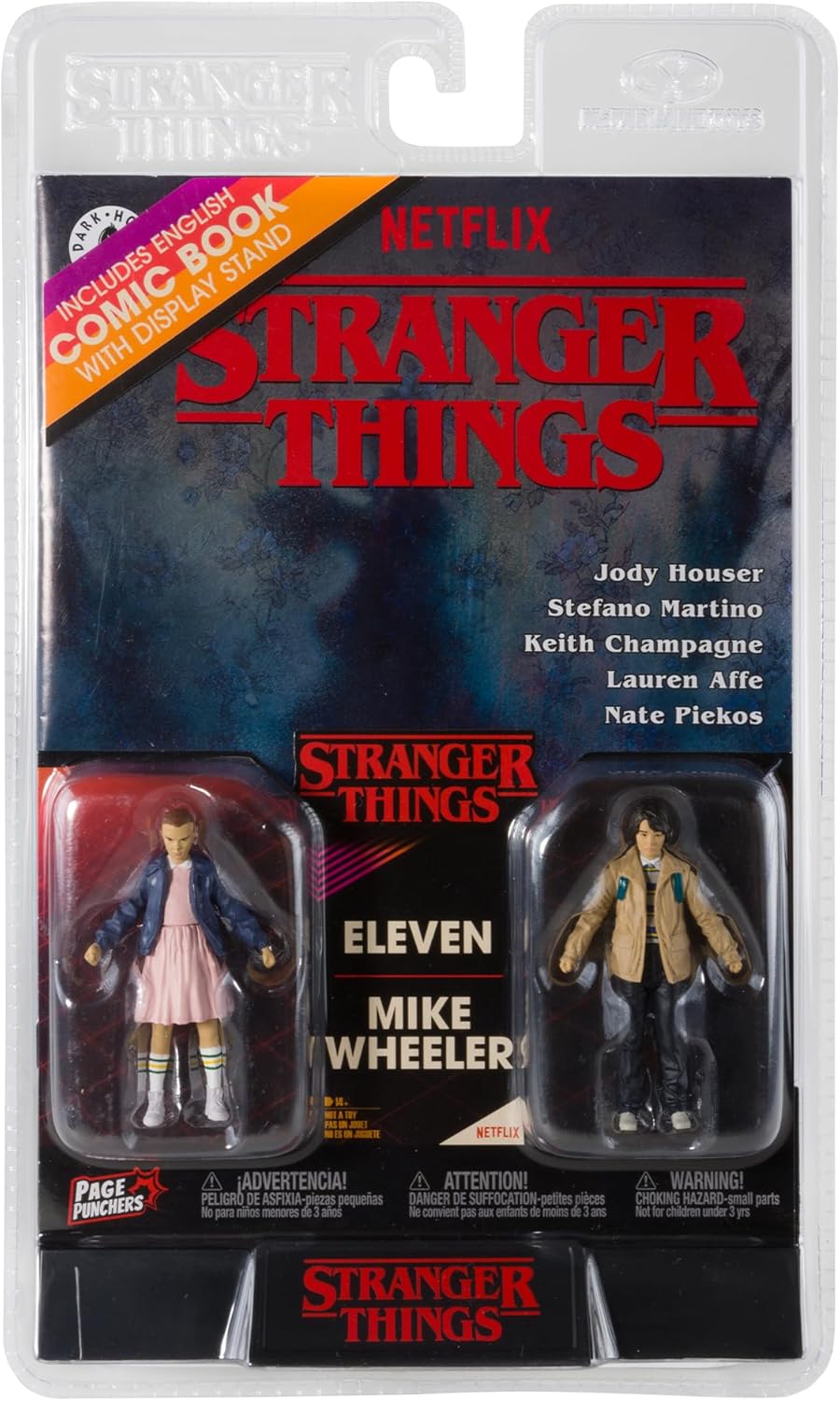 STRANGER THINGS 3IN WITH COMIC 2PK - WAVE 1 - ELEVEN AND MIKE WHEELER