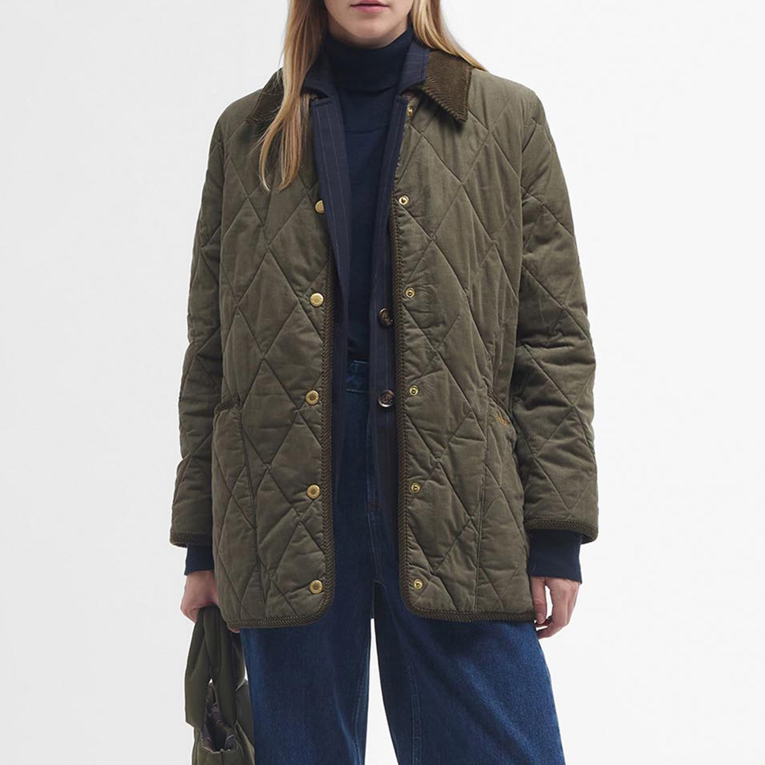 Barbour Cornelia Quilted Cotton-Corduroy Jacket - 12