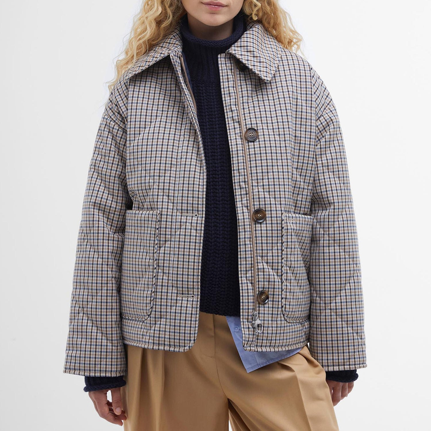 Barbour Quilted Twill Cassidie Jacket - 14