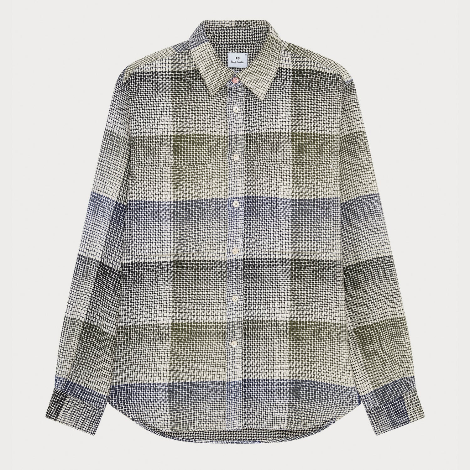 PS Paul Smith Checked Oxford Cotton Casual Fit Shirt - S