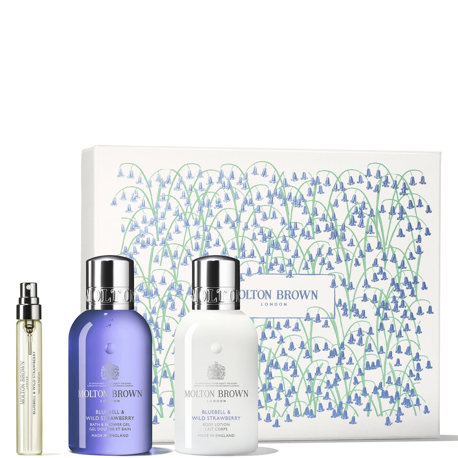 Molton Brown Bluebell & Wild Strawberry Travel Collection