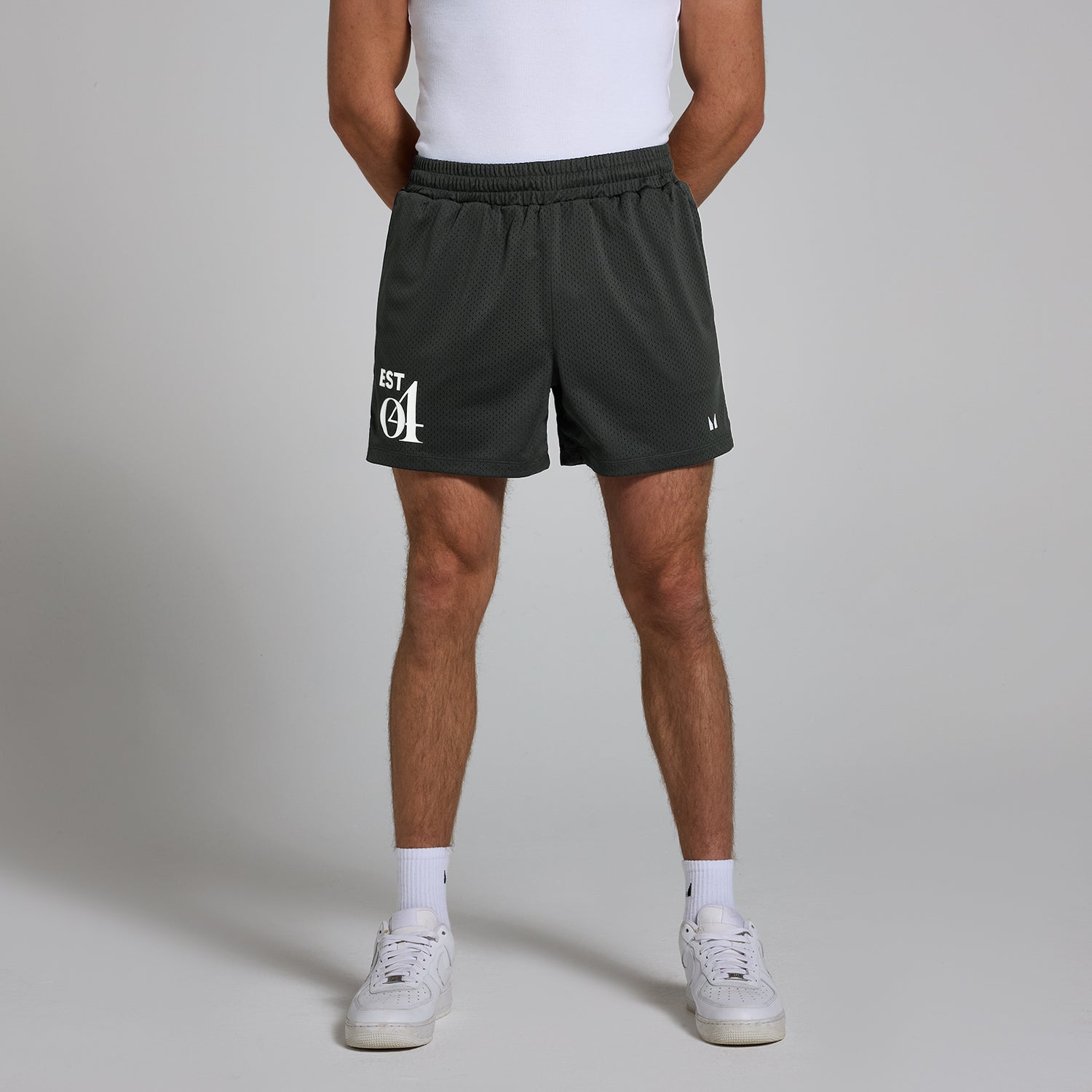 MP Men's Mesh Shorts - Washed Black - XS