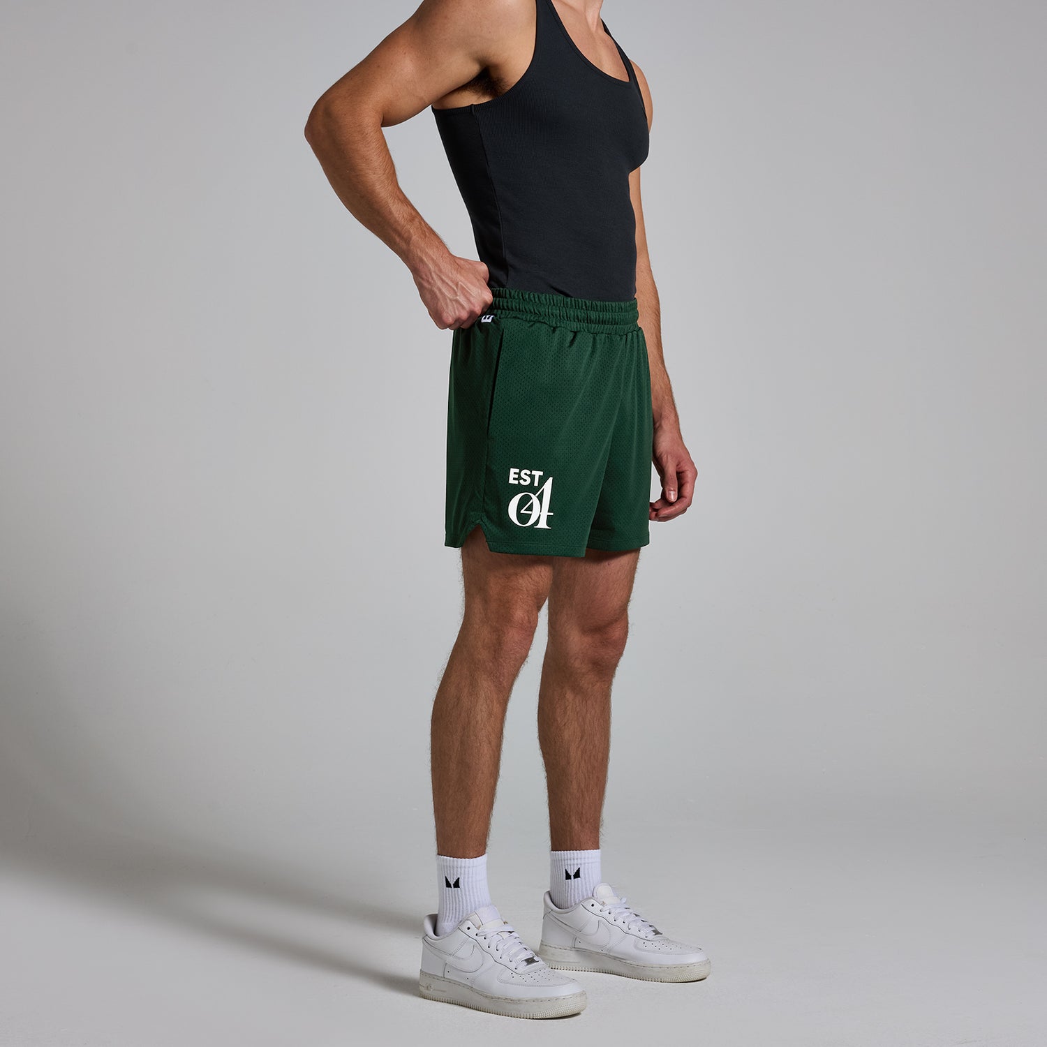 MP Men's Mesh Shorts - Dark Emerald - XS
