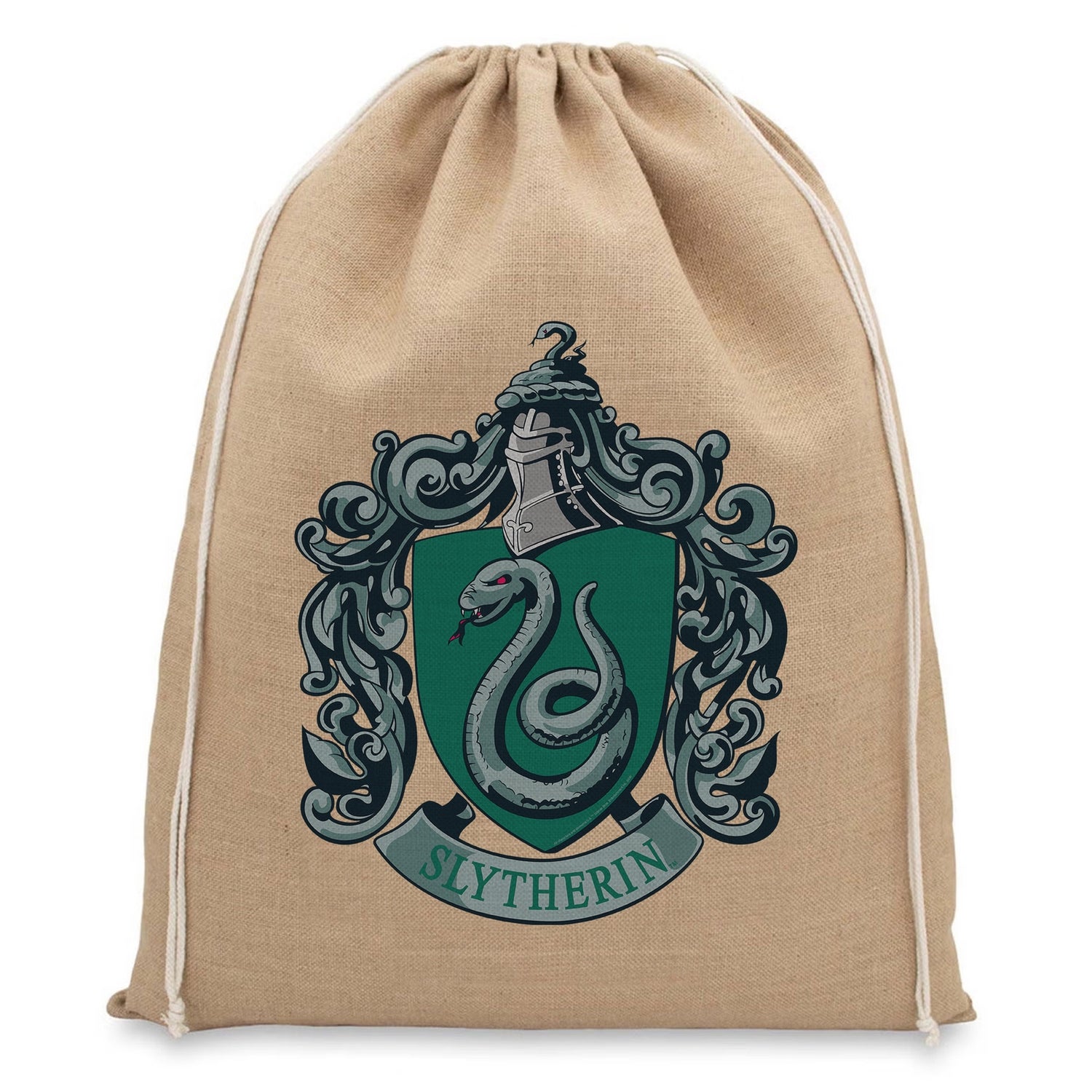 Harry Potter Slytherin Christmas Hessian Sack