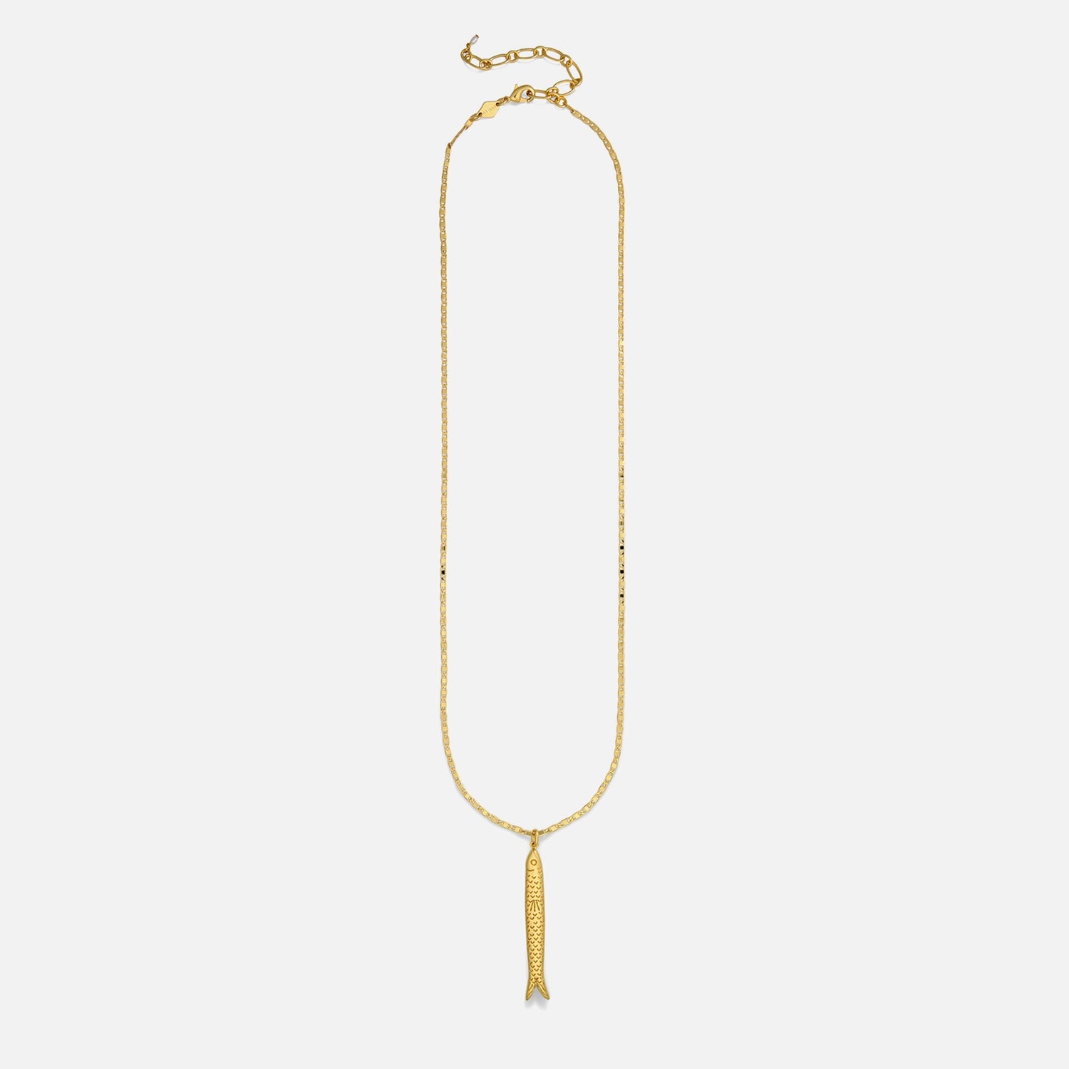 Anni Lu Hippie Fish 18k Gold-Plated Necklace