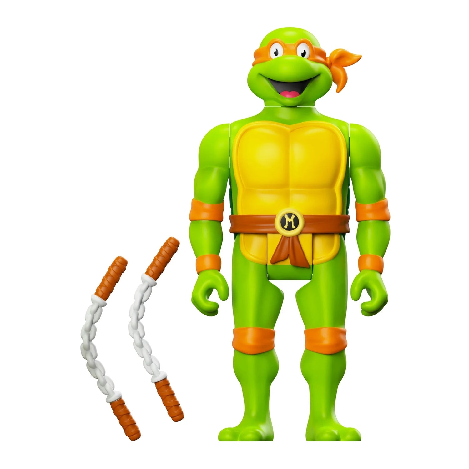 Super7 Teenage Mutant Ninja Turtles W7 - Michelangelo Toon ReAction Figure
