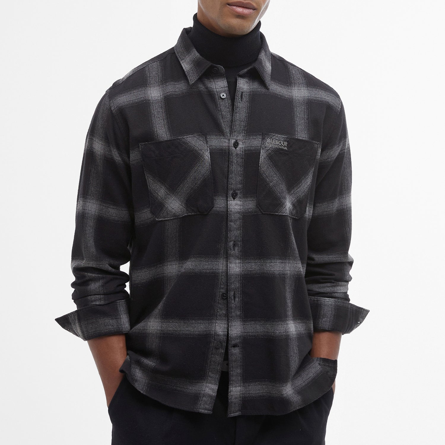 Barbour International Fenton Checked Oxford Cotton Shirt - S