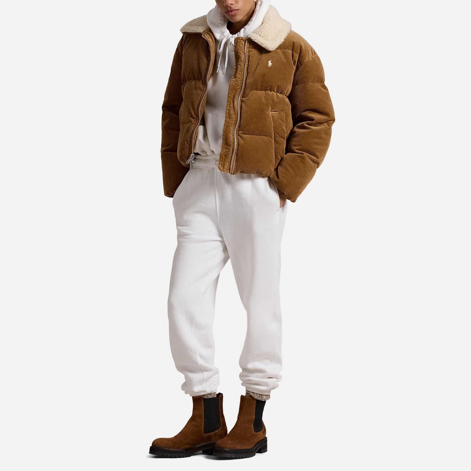 Polo Ralph Lauren Cotton-Blend Corduroy Coat - XS