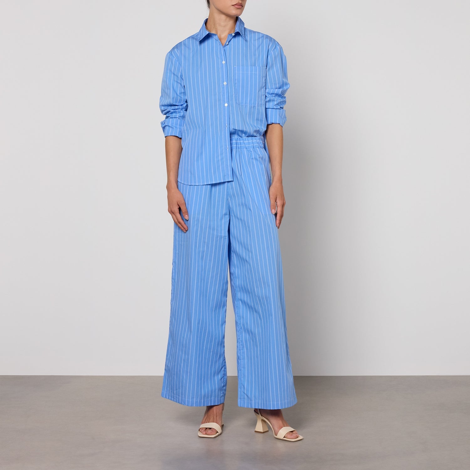 MAX&Co. Gitane Cotton-Poplin Trousers - UK 10