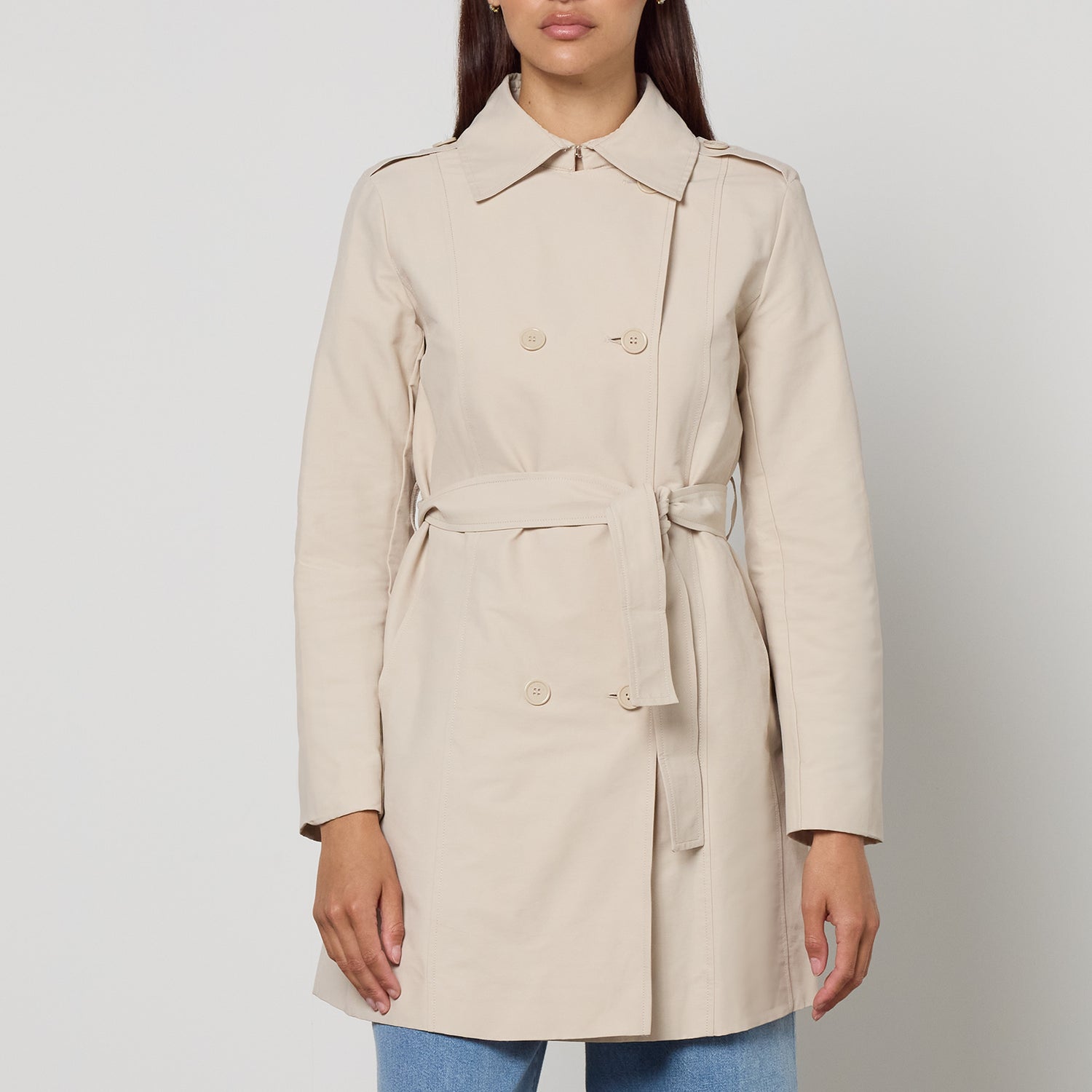 MAX&Co. Milo Cotton-Blend Gabardine Jacket - UK 14