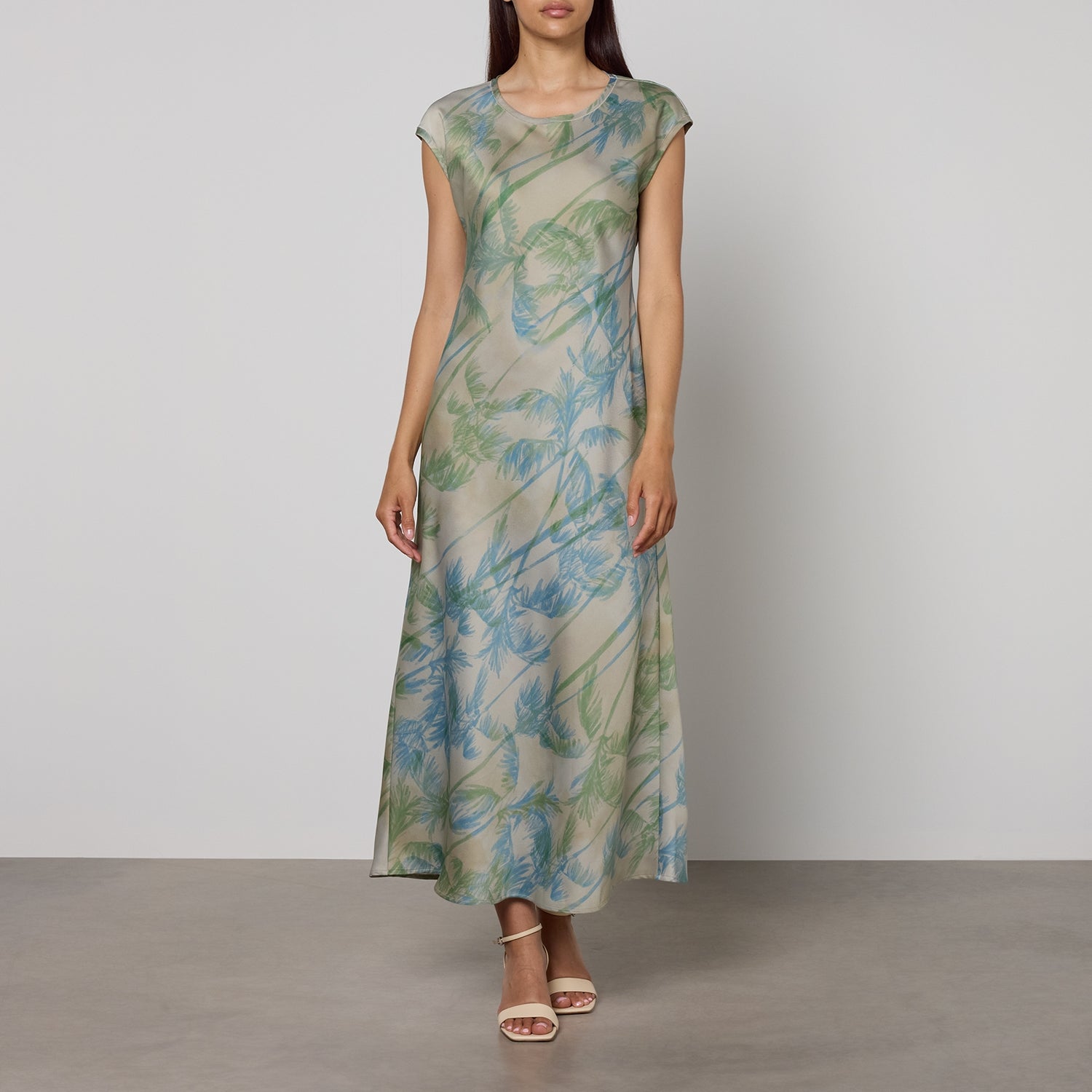 MAX&Co. Apuania Envers Satin Dress - UK 10