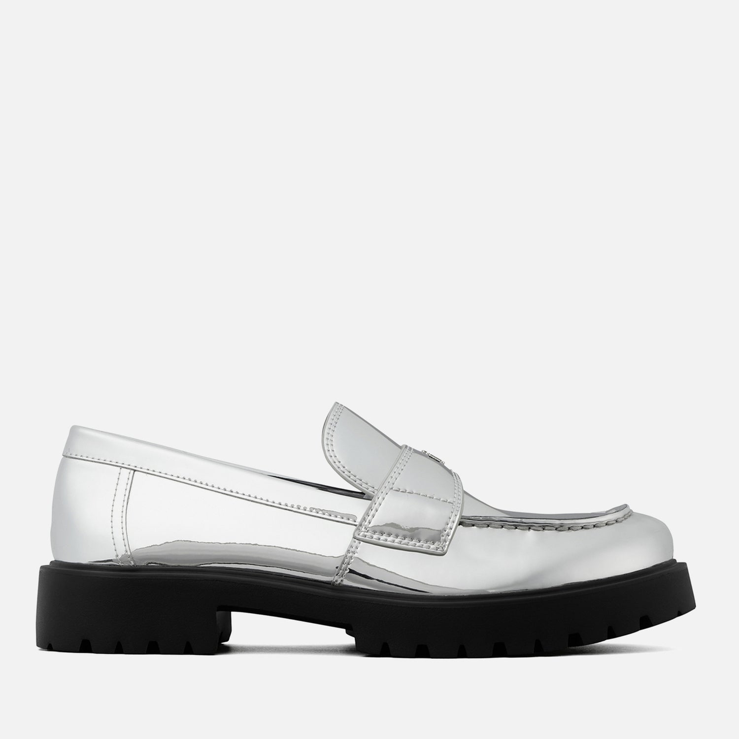 Tory Burch Women's Classic Leather Lug Loafers - Argento - UK 7