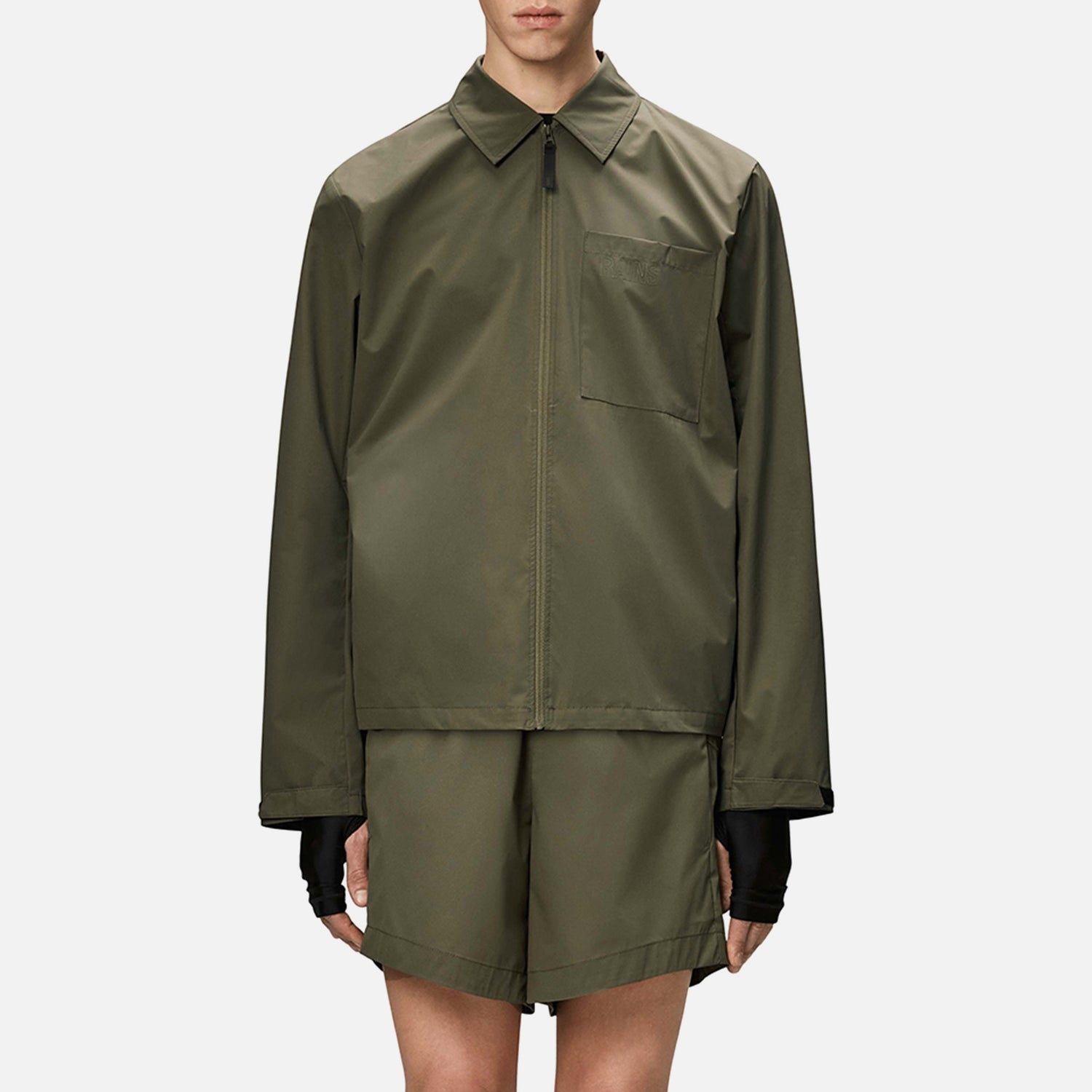 RAINS Mito Matte-Shell Overshirt - S