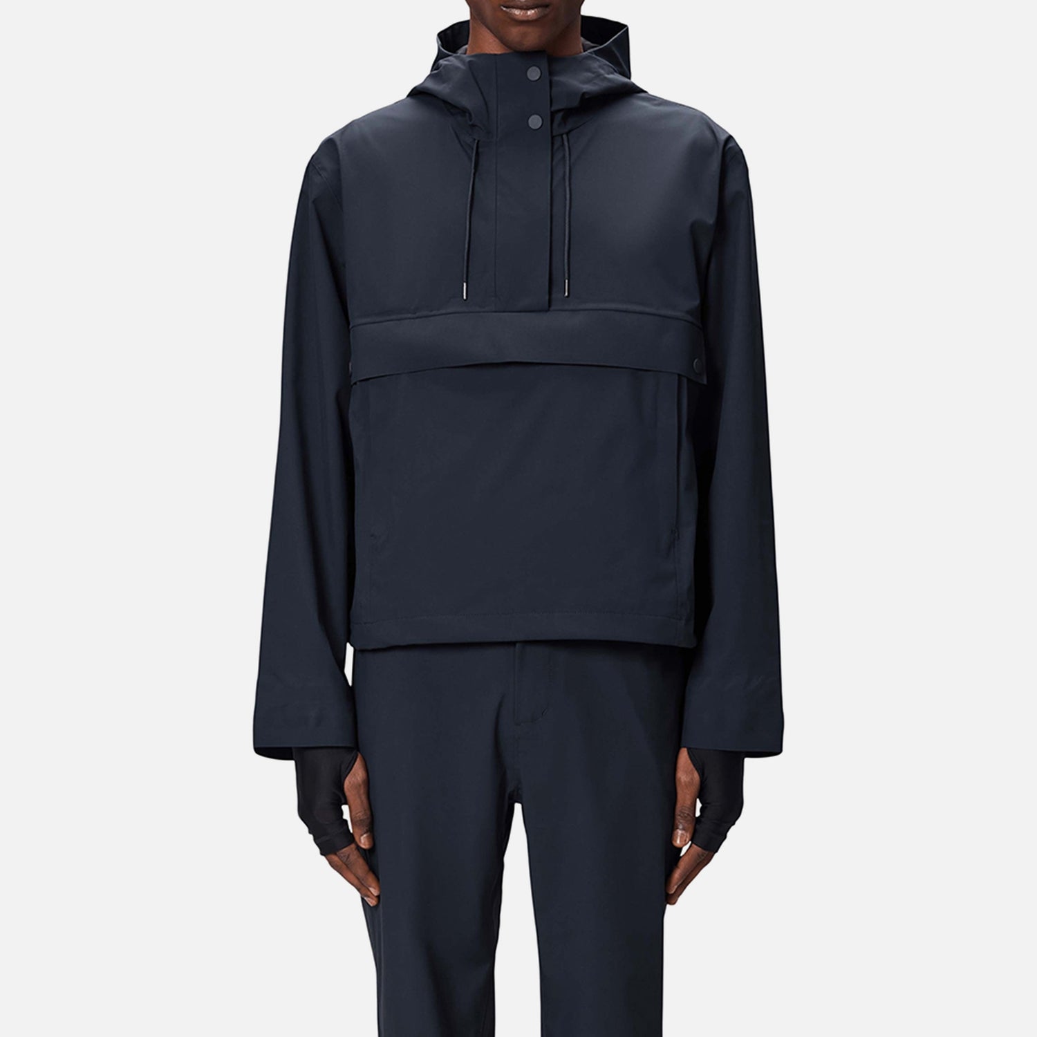 Rains Suva Hardshell Matte Shell Short Anorak - S