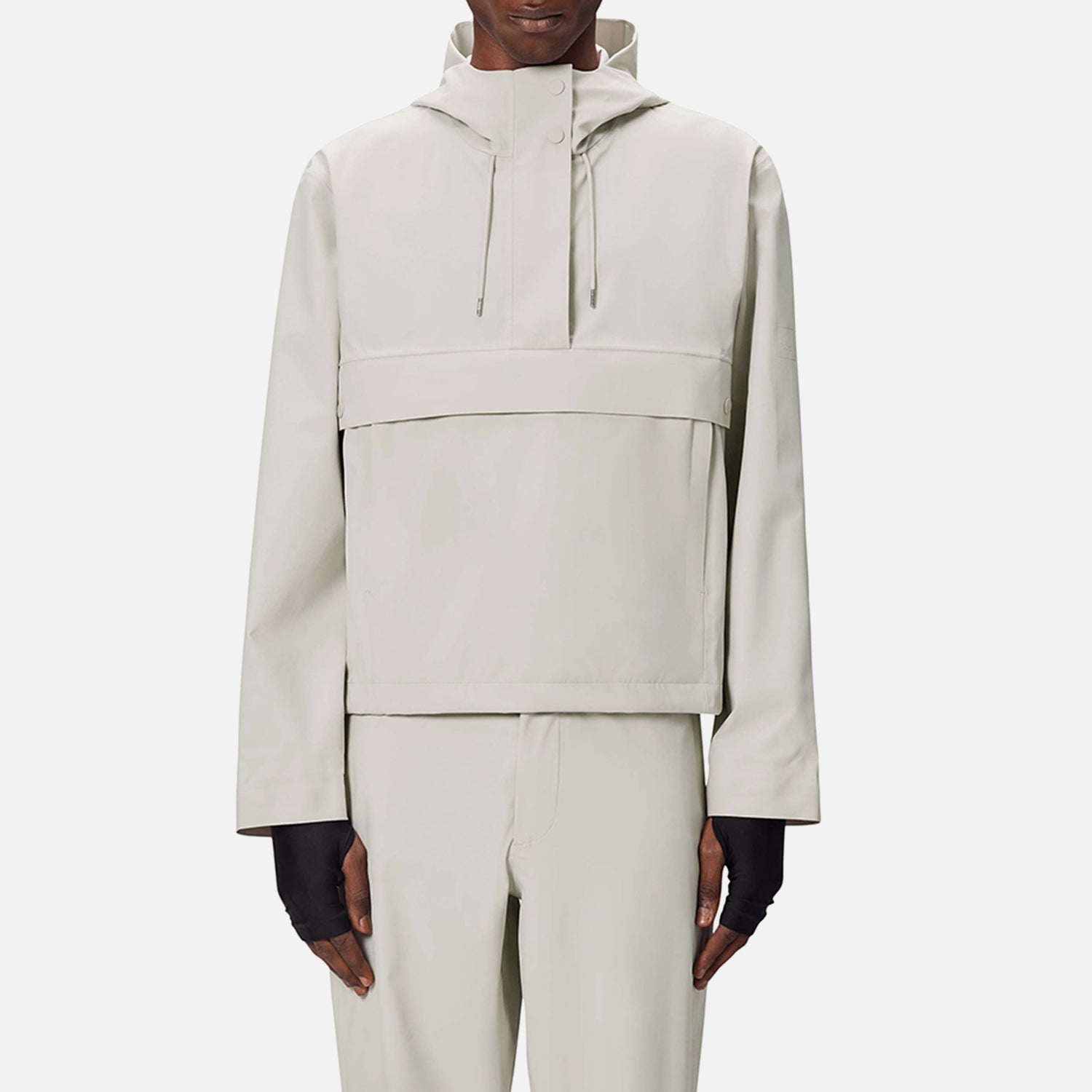 Rains Suva Hardshell Matte Shell Short Anorak - S