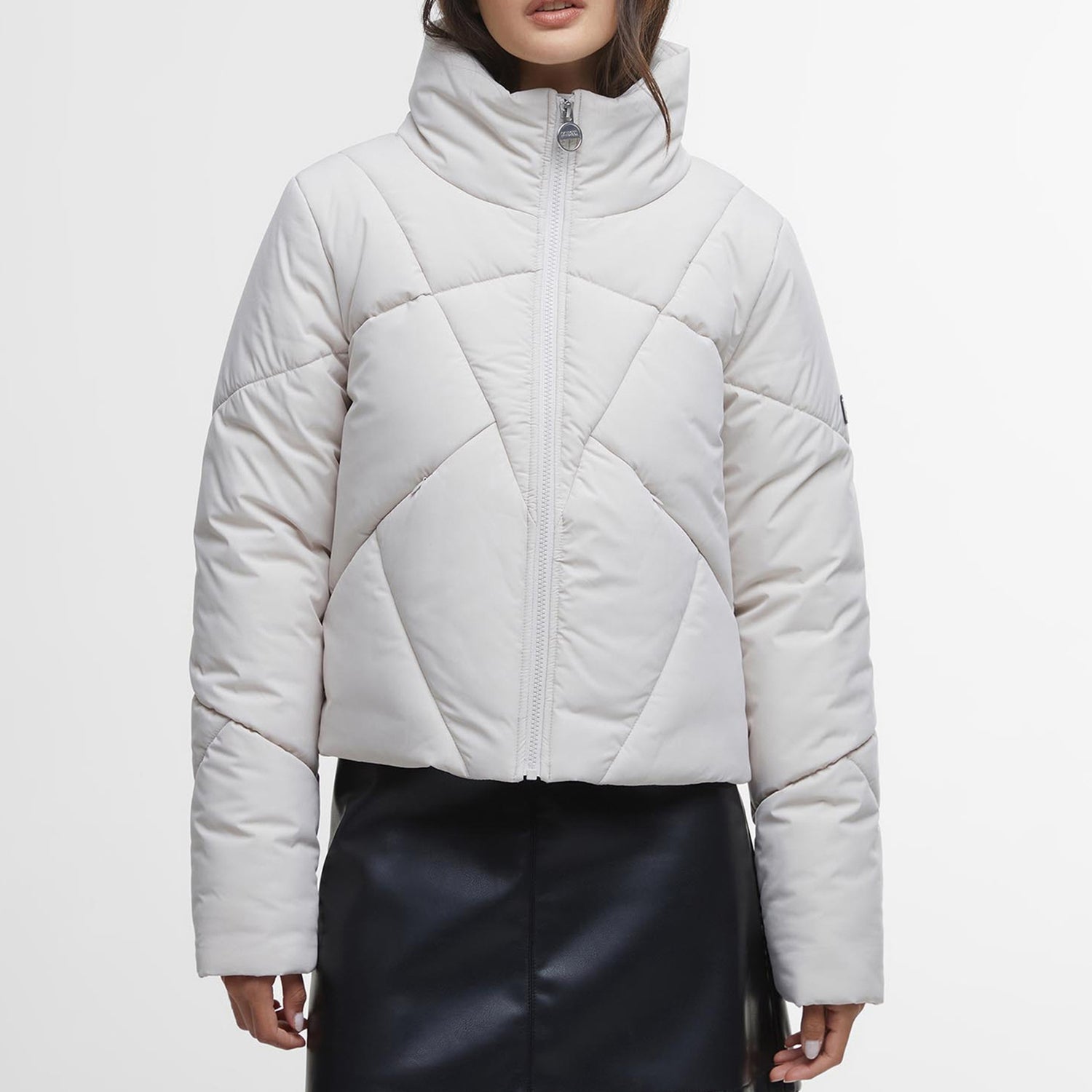 Barbour International Rowen Quilted Shell Jacket - UK 8