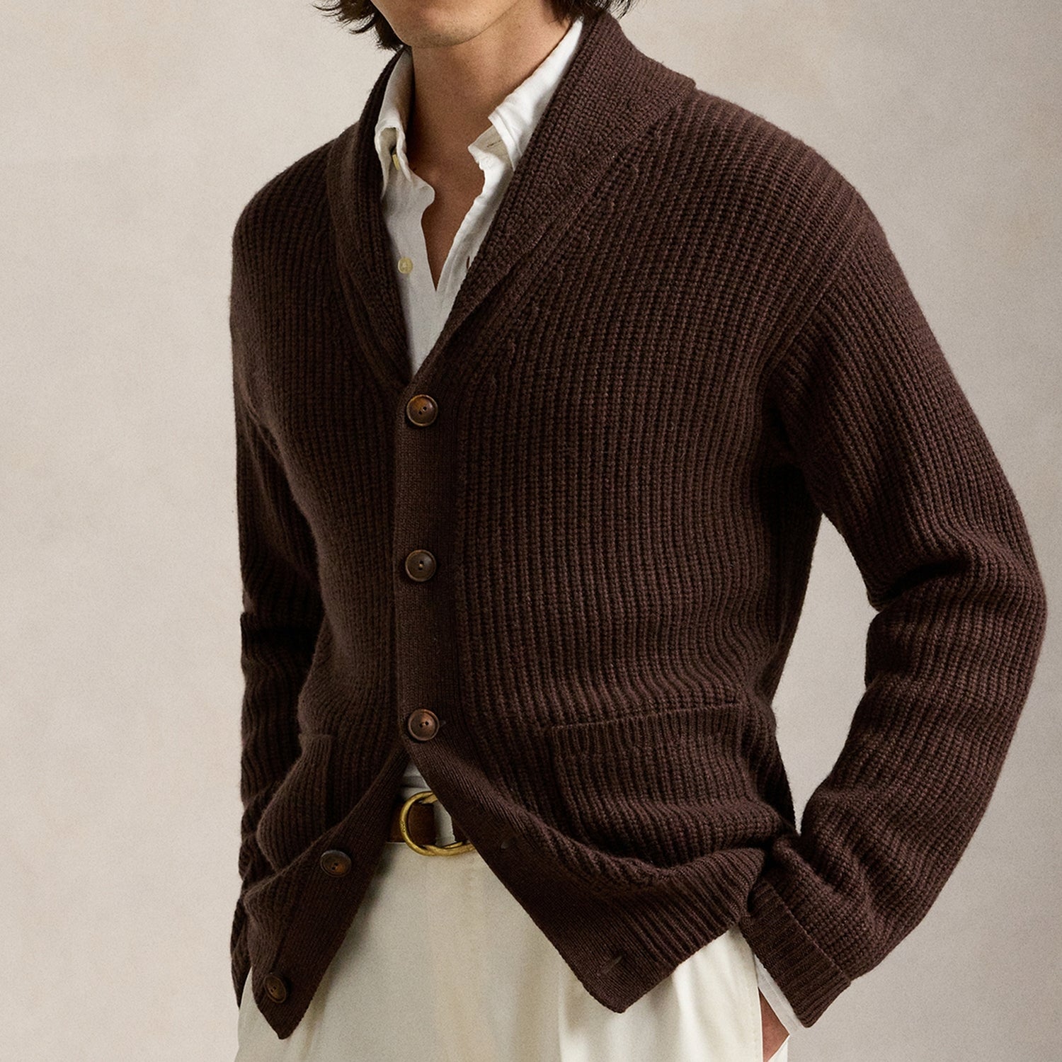 Polo Ralph Lauren Cotton Knit Cardigan - S