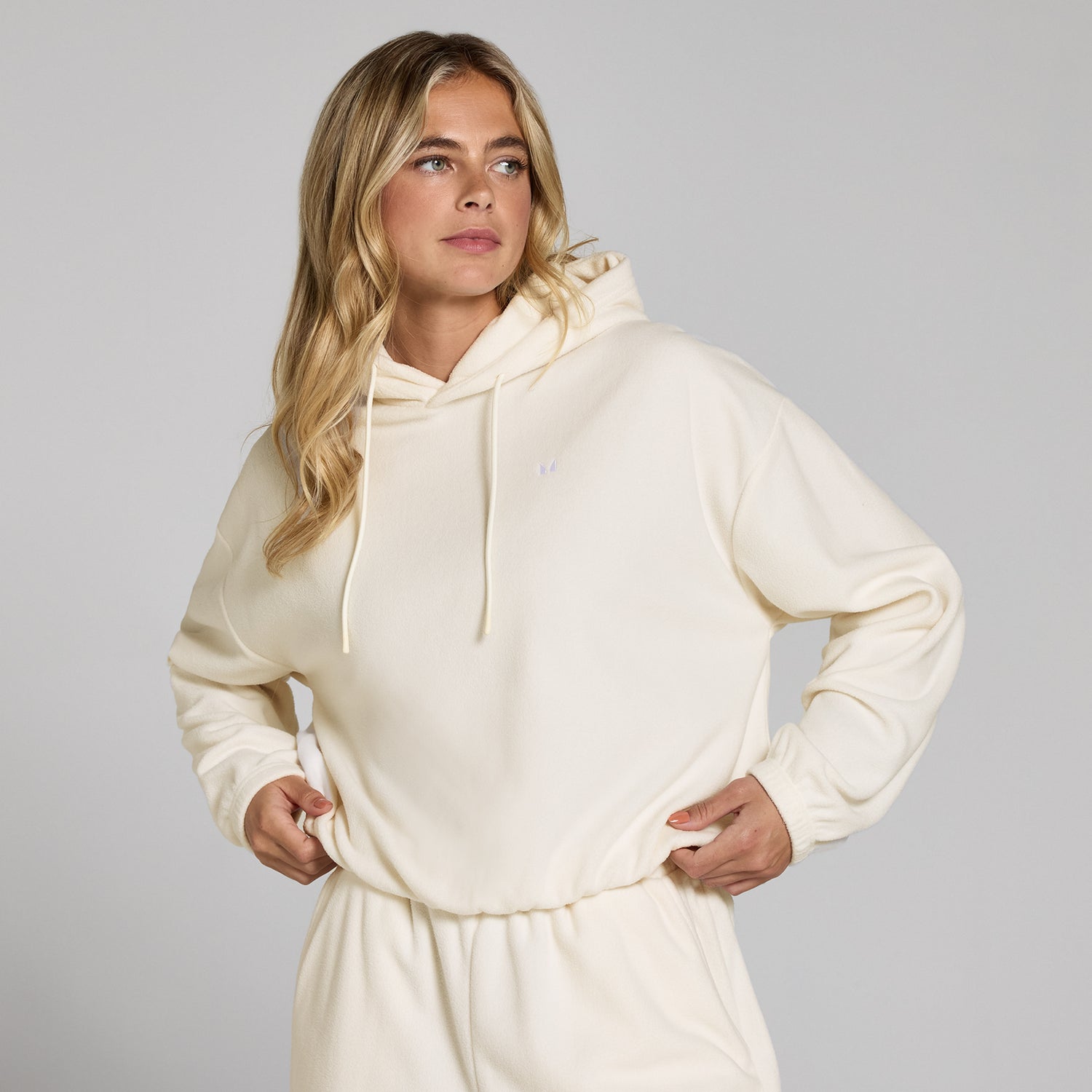 MP Women's Fleece Hoodie - Soft Cream - XS