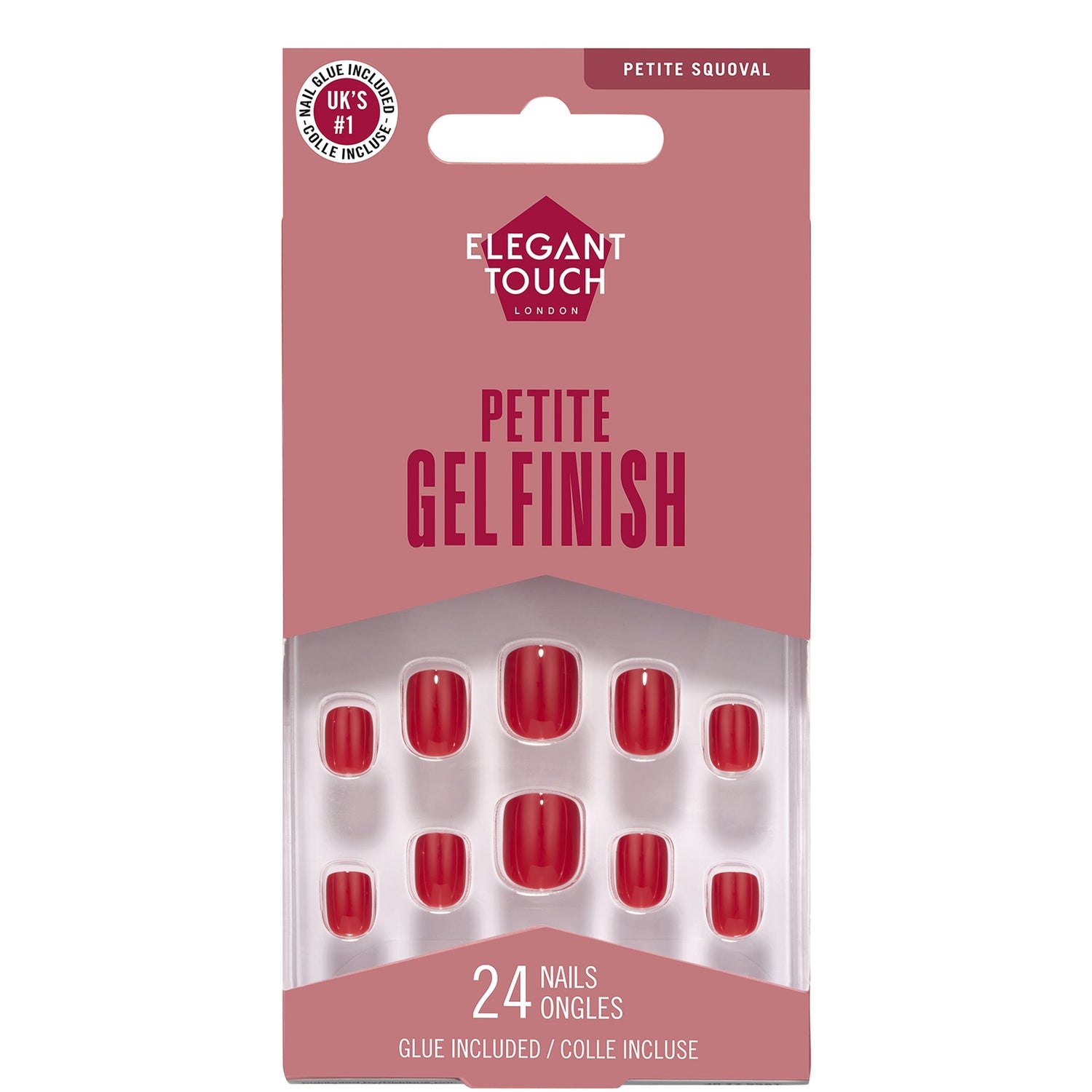 Elegant Touch Petite Nails Colour Red Rose