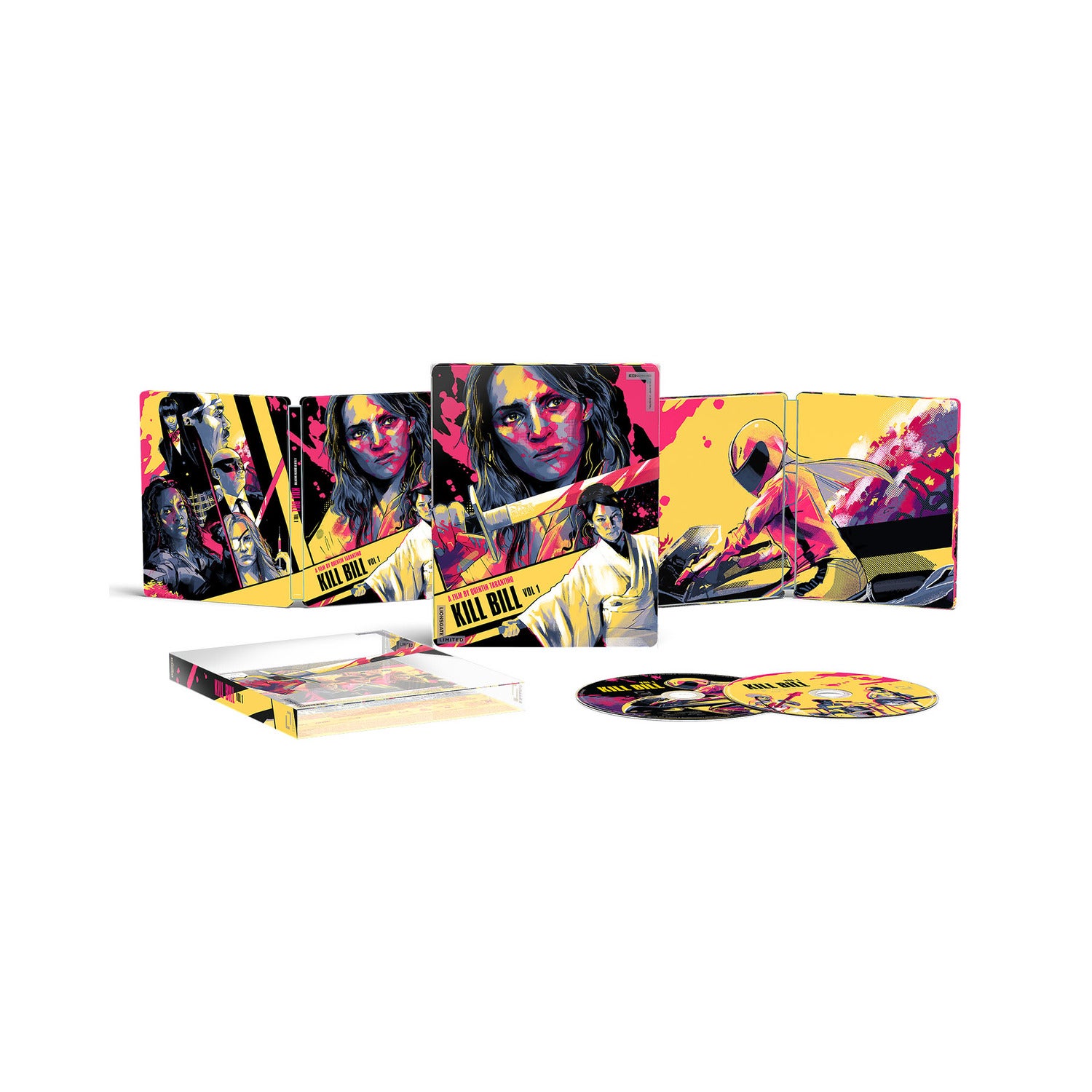 KILL BILL: VOLUME 1 4K ULTRA HD & BLURAY STEELBOOK 4K - Zavvi US