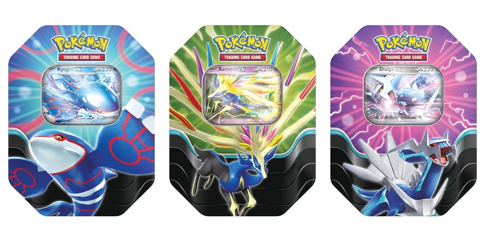 Pokemon TCG: Azure Legends Tin Assorted Display