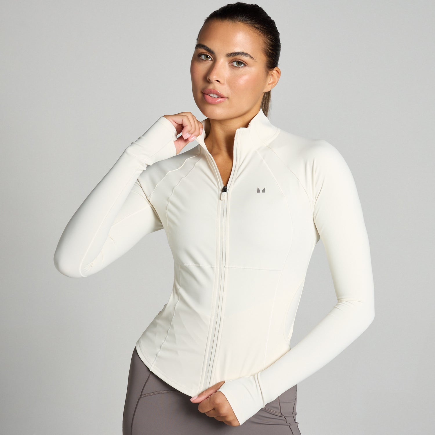 MP Women's Tempo Ultra Curved Seam Jacket - Vanilla - XS