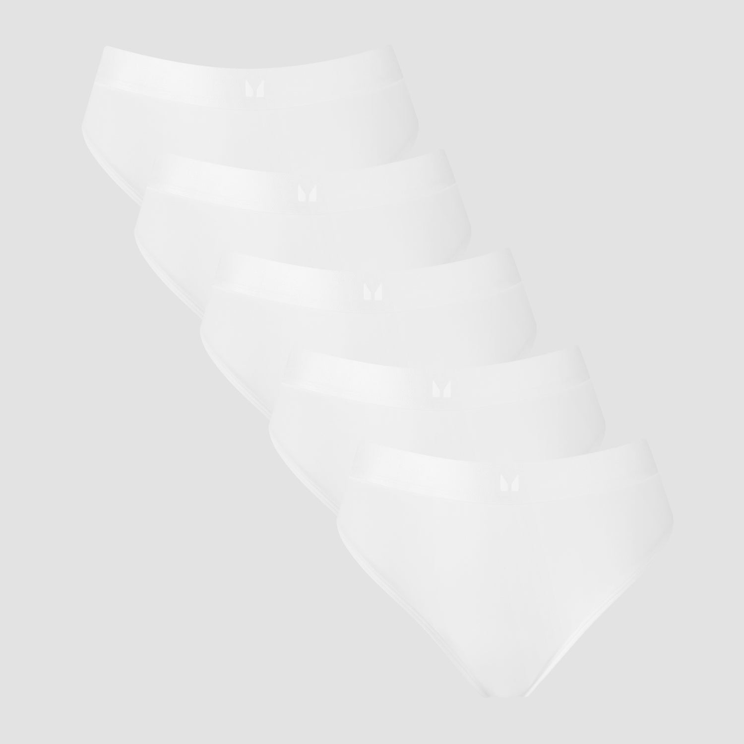 MP Women's Mid Rise Thong (5 Pack) - White - M