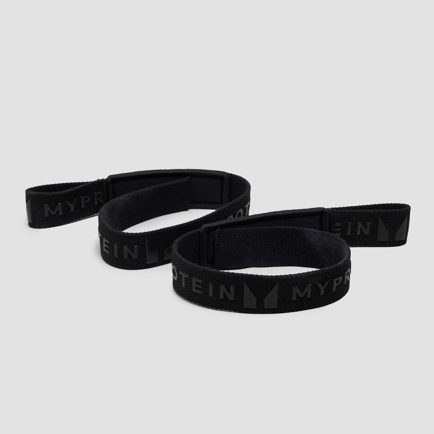 Myprotein Silicone Gripped Lifting Straps - Black
