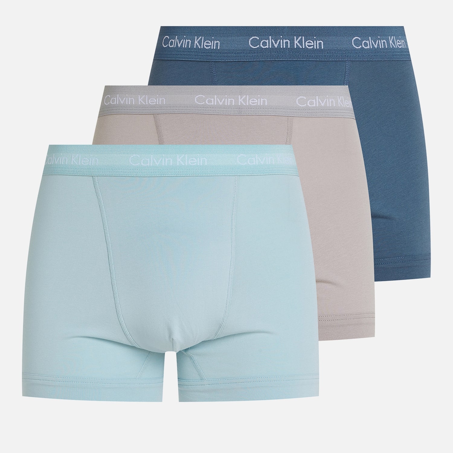 Calvin Klein Three-Pack Cotton-Blend Jersey Boxers - S