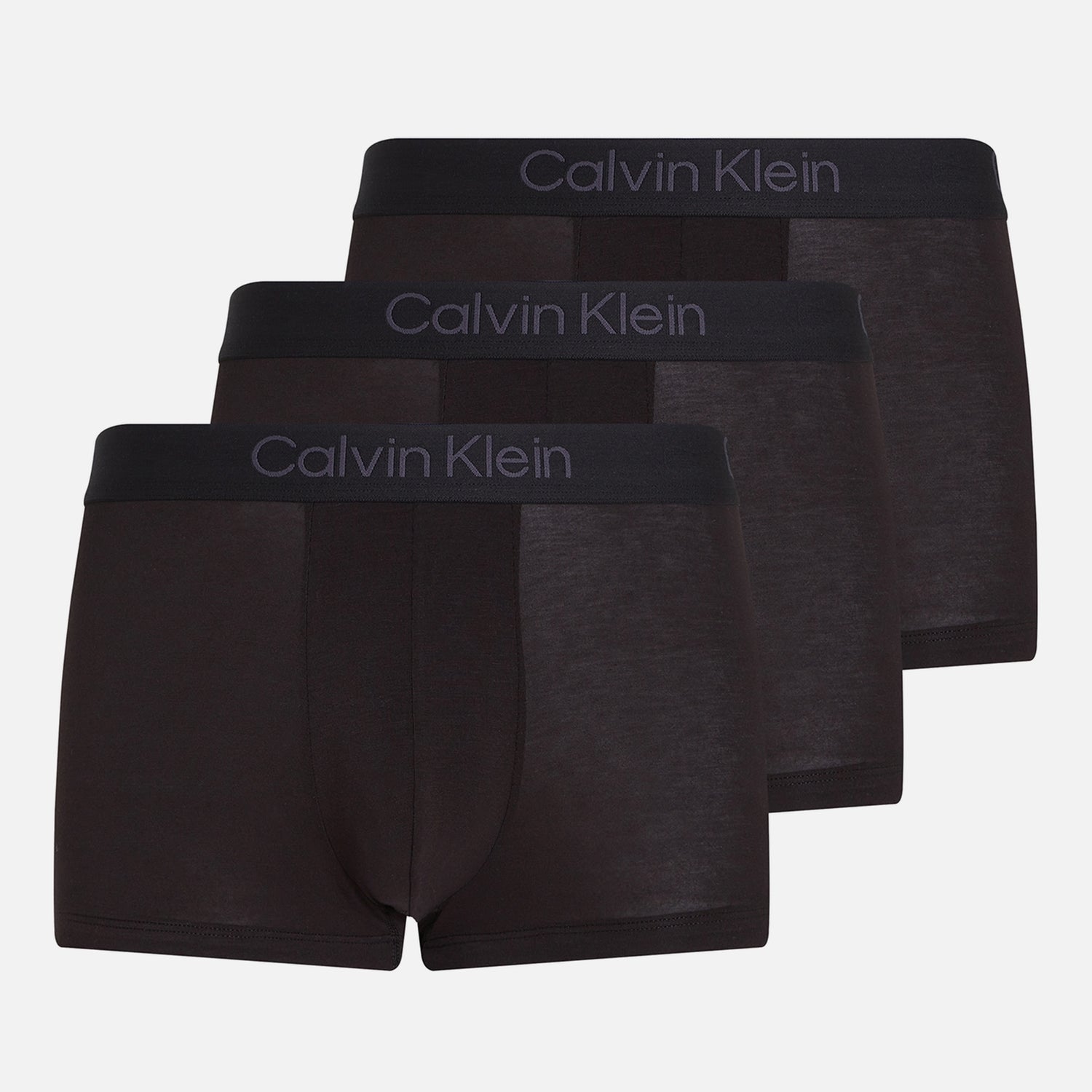 Calvin Klein 3 Pack Modal-Blend Jersey Trunks - S