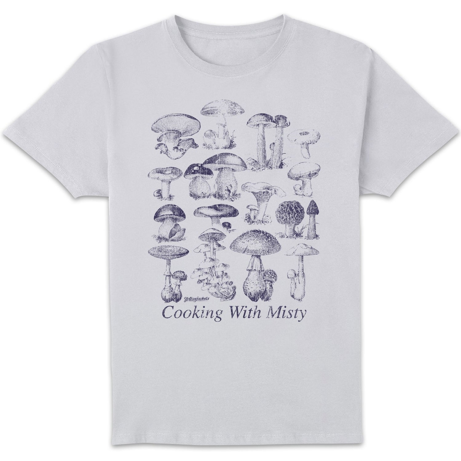 Yellow Jackets Shrooms Unisex T-Shirt - White