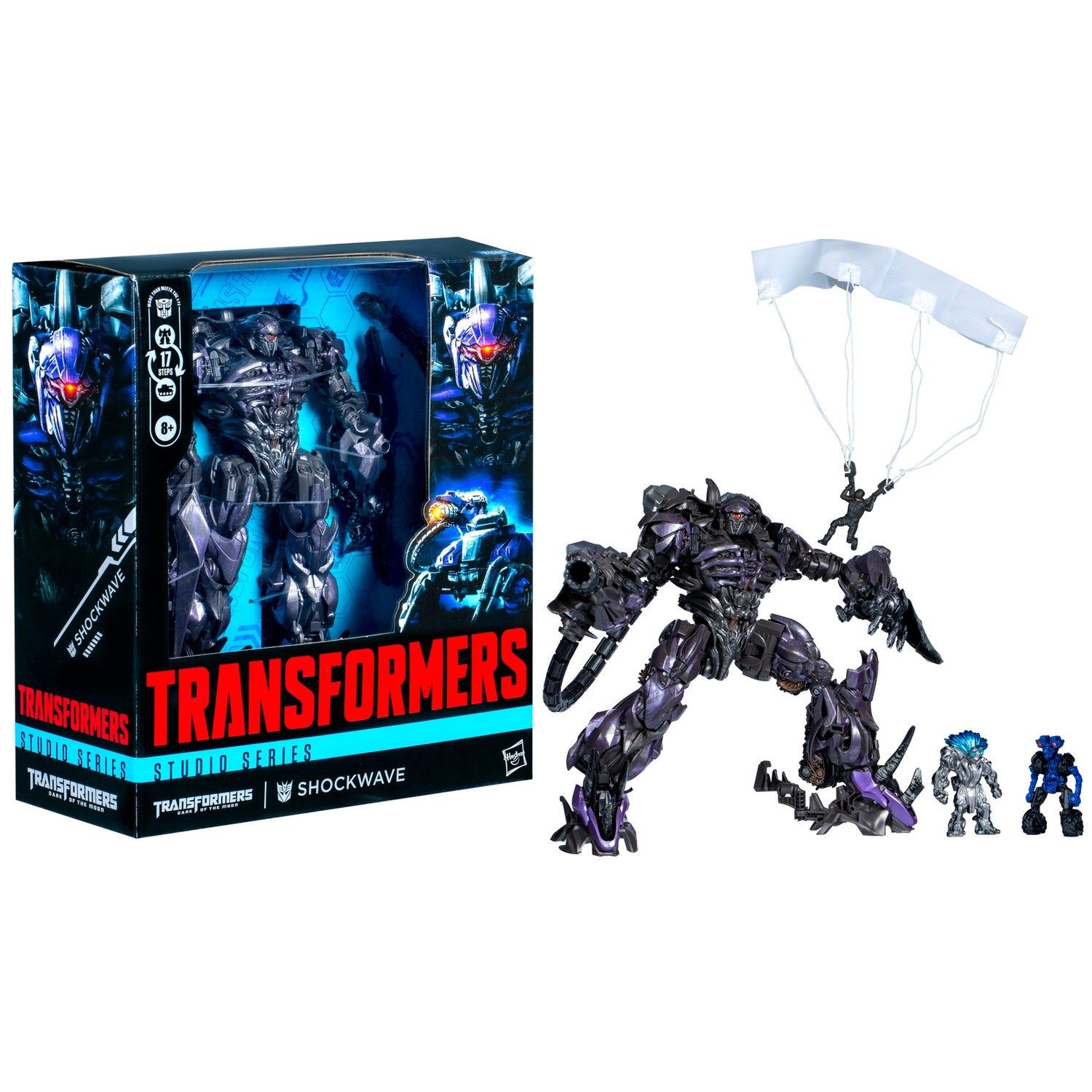 Transformers Studio Series Leader Class Transformers: Dark of the Moon Shockwave 21.5-cm Action Figure, 8+