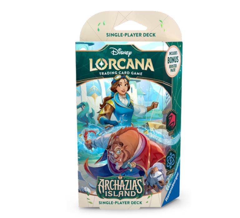 Disney Lorcana Trading Card Game Archazia's Island Ruby & Sapphire Starter Deck