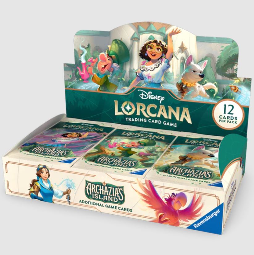 Disney Lorcana Trading Card Game Archazia's Island Booster Pack CDU (24 Packs)