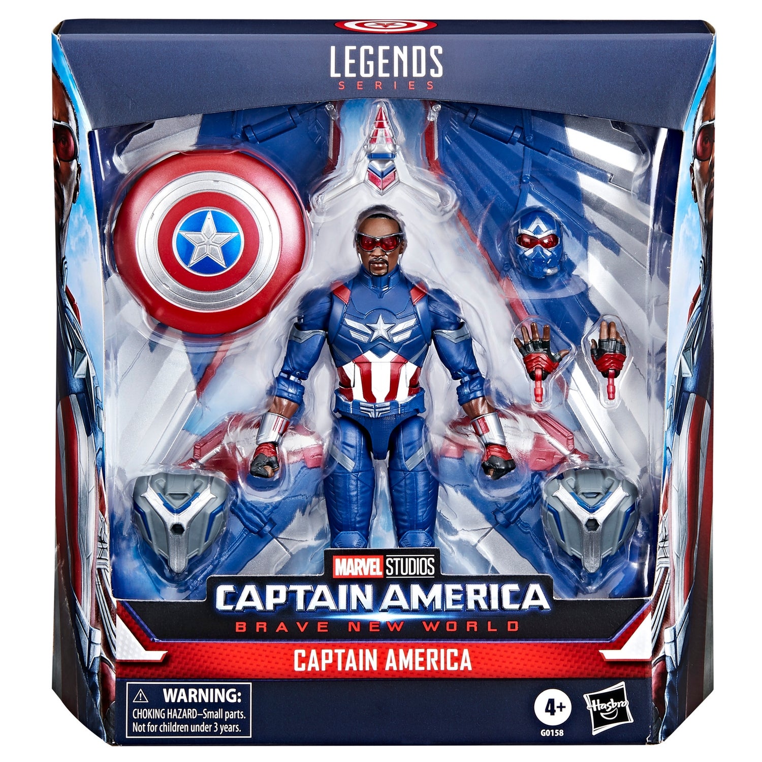 Hasbro Marvel Legends Series Captain America Captain America: Brave New World Deluxe Action Figure (6”)