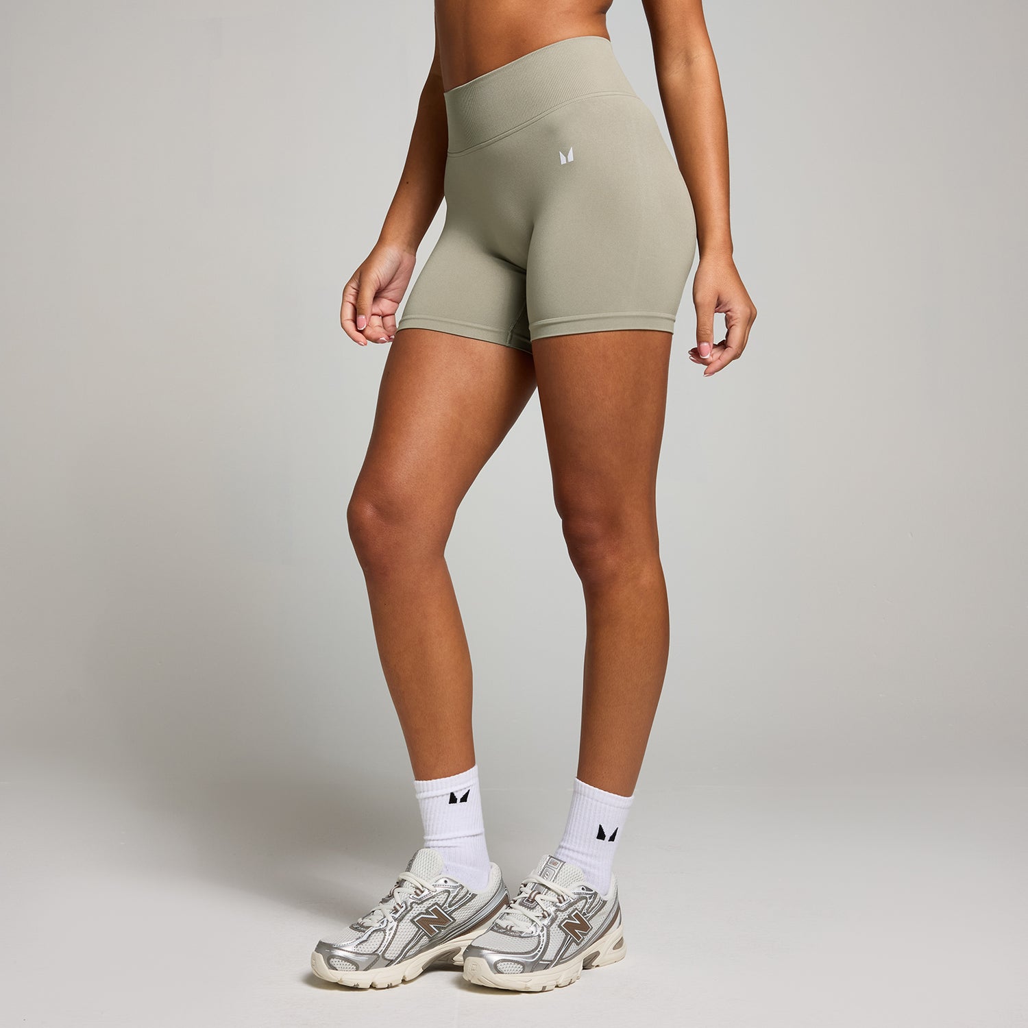 MP Women's Invisible Scrunch Seamless Shorts - Deep Sage - XS
