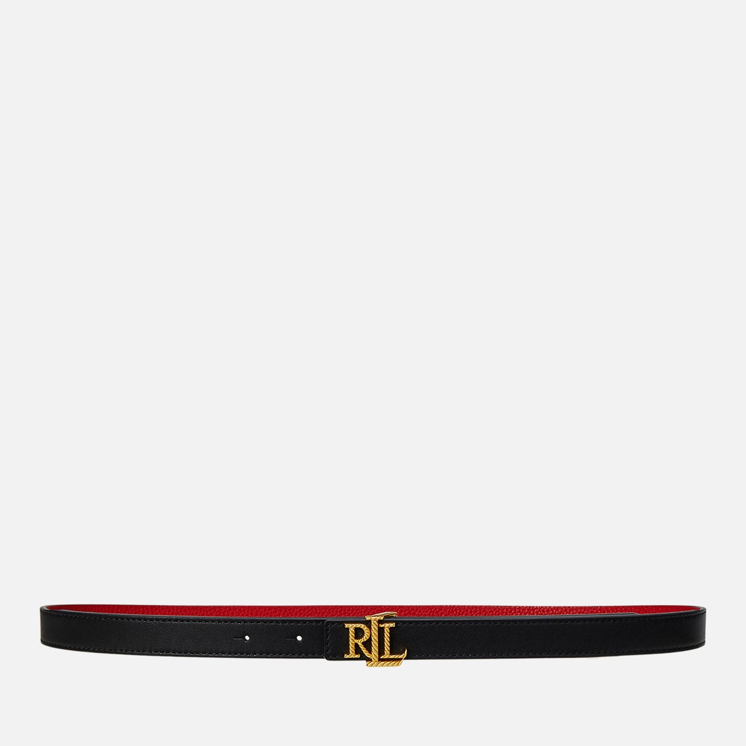 Lauren Ralph Lauren Leather Reversible 20 Skinny Belt - L