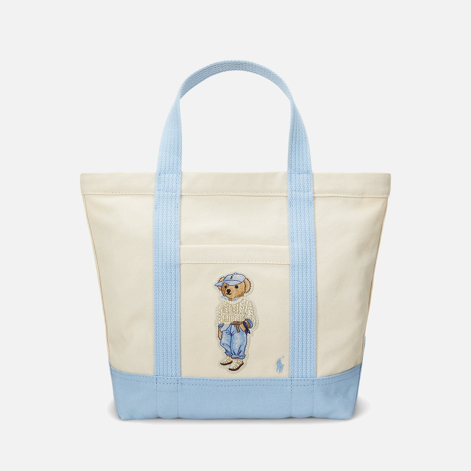Polo Ralph Lauren Bear Canvas Tote Bag
