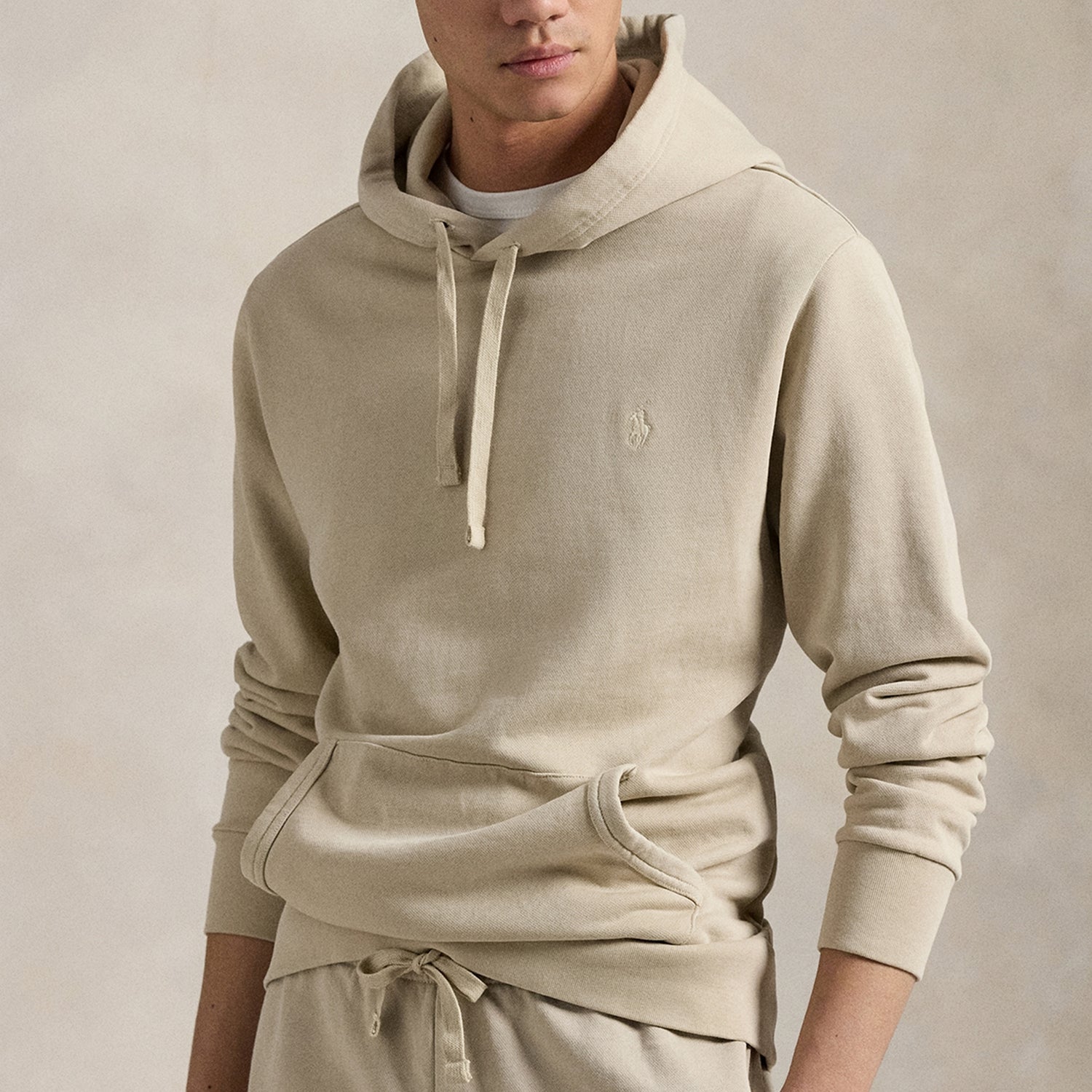 Polo Ralph Lauren Terry Loopback Cotton-Jersey Hoodie - S