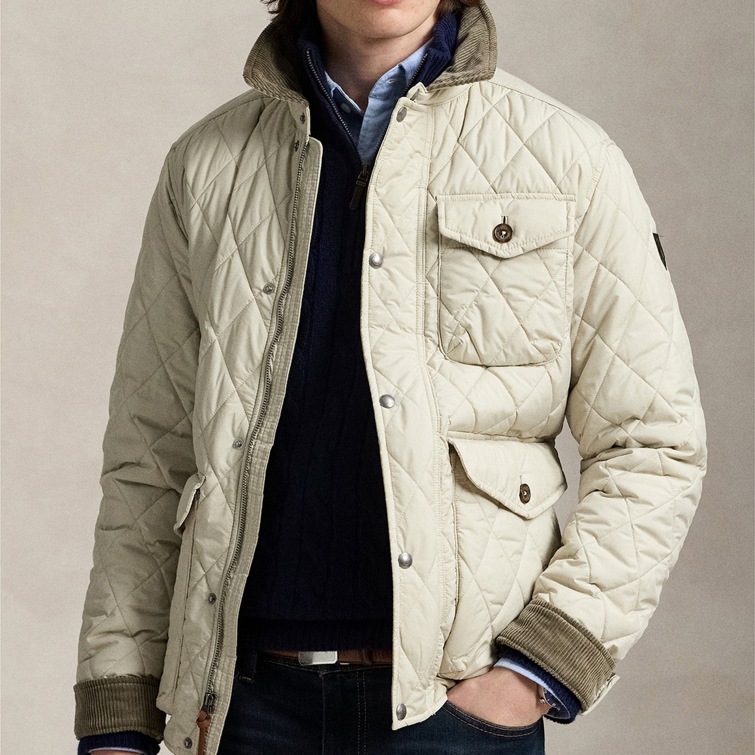 Polo Ralph Lauren Quilted Shell Beaton Field Jacket - M