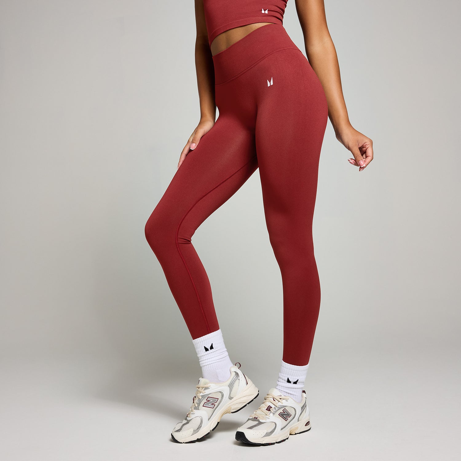 MP Women's Invisible Scrunch Seamless Leggings - Cherry - XS