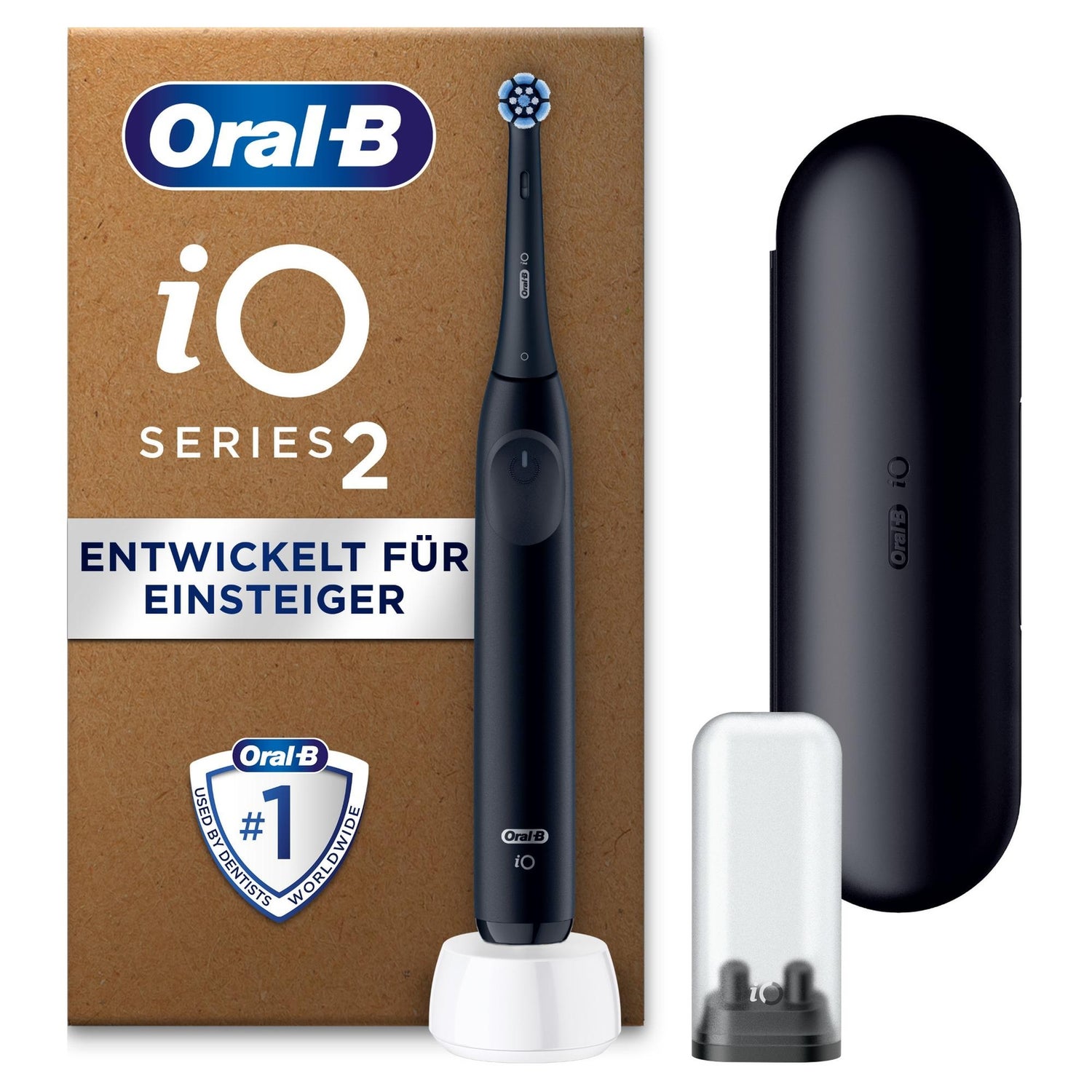 Oral-B iO Series 2 Night Black, recycelbare Verpackung