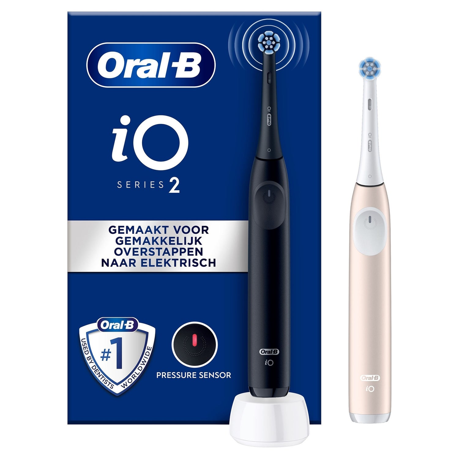 Oral-B iO Series 2 Night Black/Calm Pink mit 2. Handstück