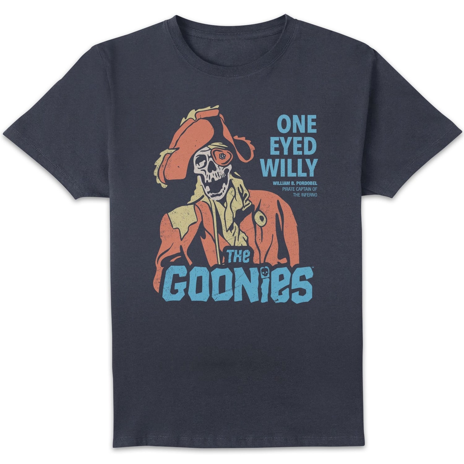 The Goonies One Eyed Willy Unisex T-Shirt - Navy