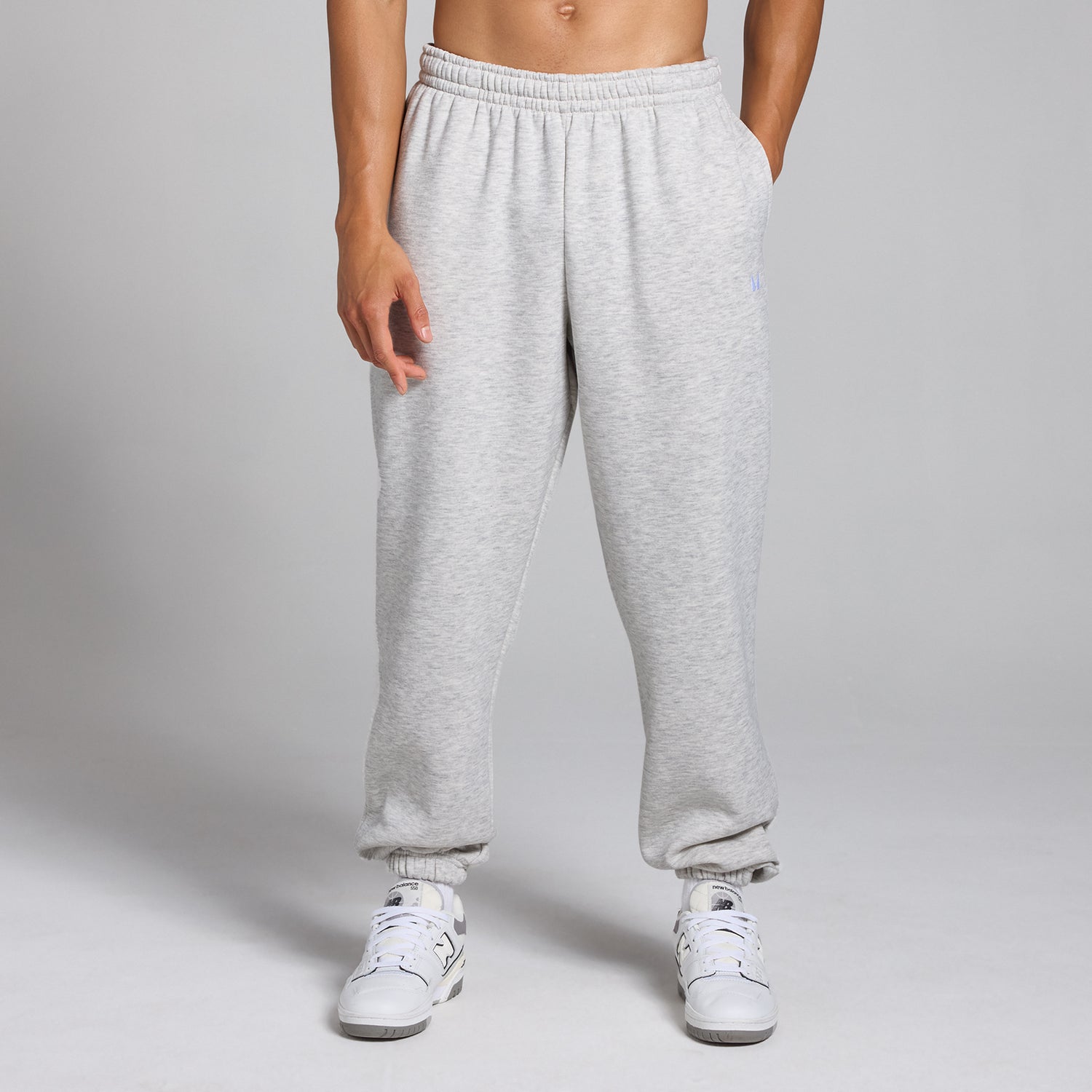 MP Men's Rest Day Oversized Jogger - Light Grey Marl - XS