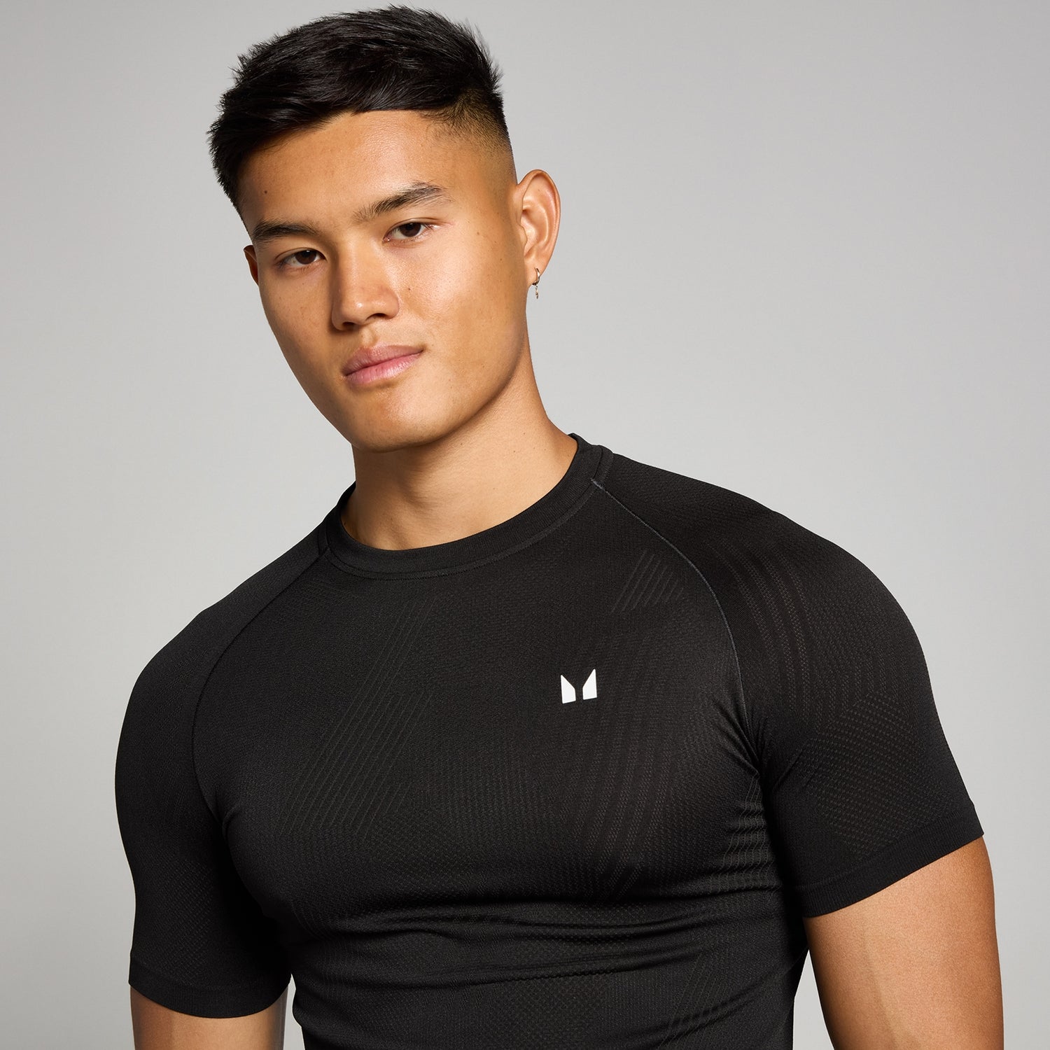 MP Men's Tempo Pillar Graphic Seamless T-Shirt - Black - XXL
